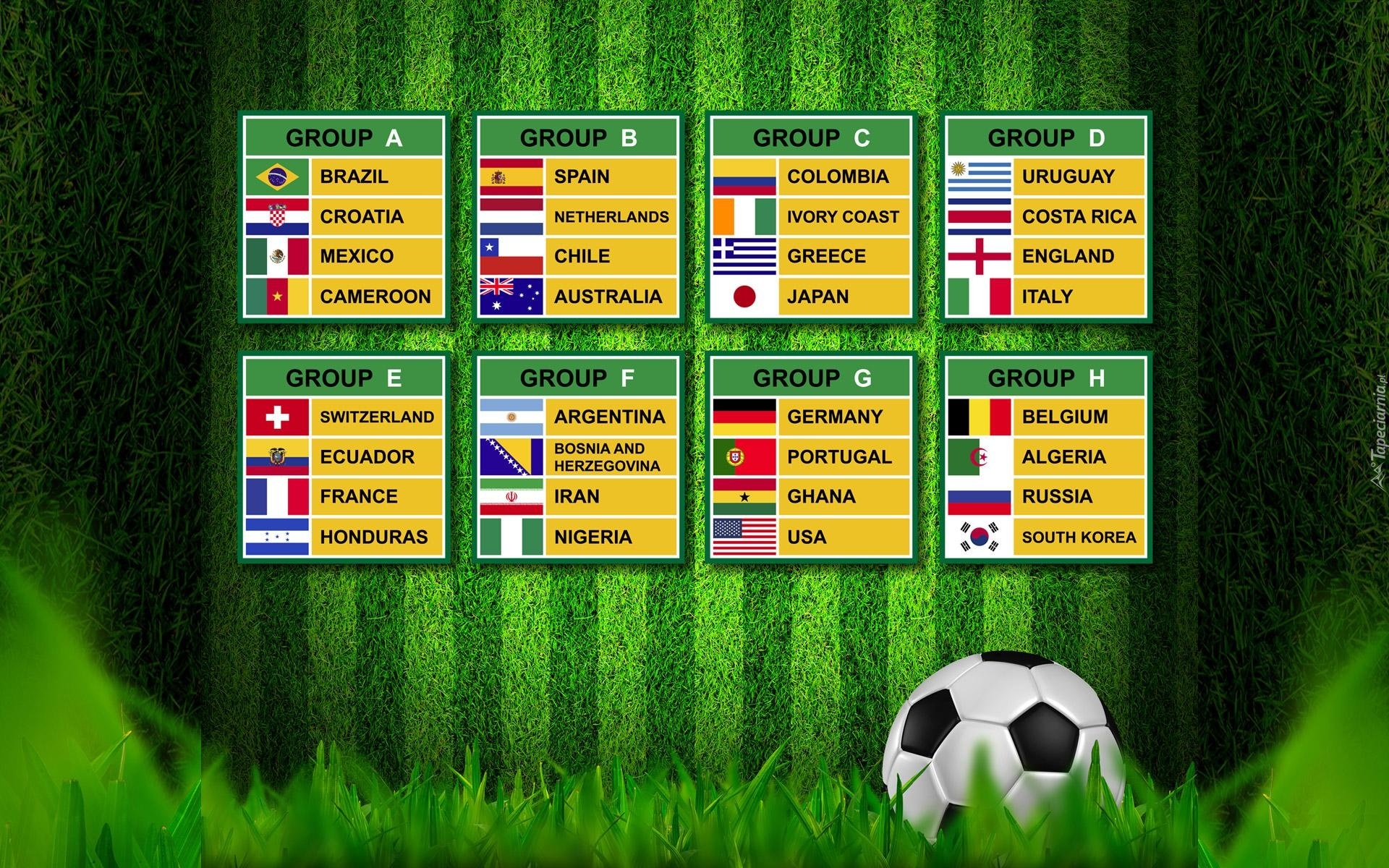 Fifa, World, 2014, Grupy