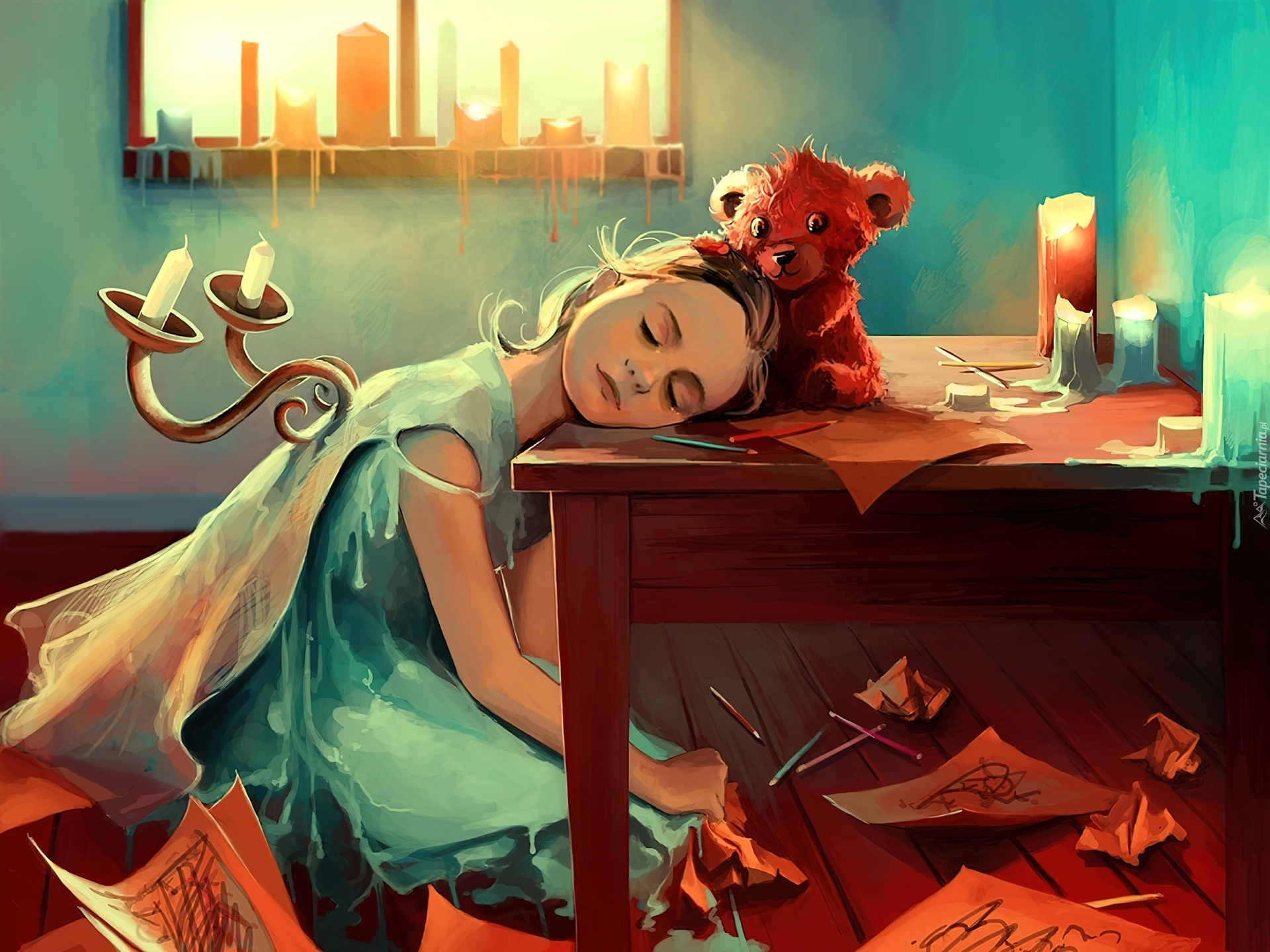 Cyril Rolando, Dziewczynka, Miś, Listy