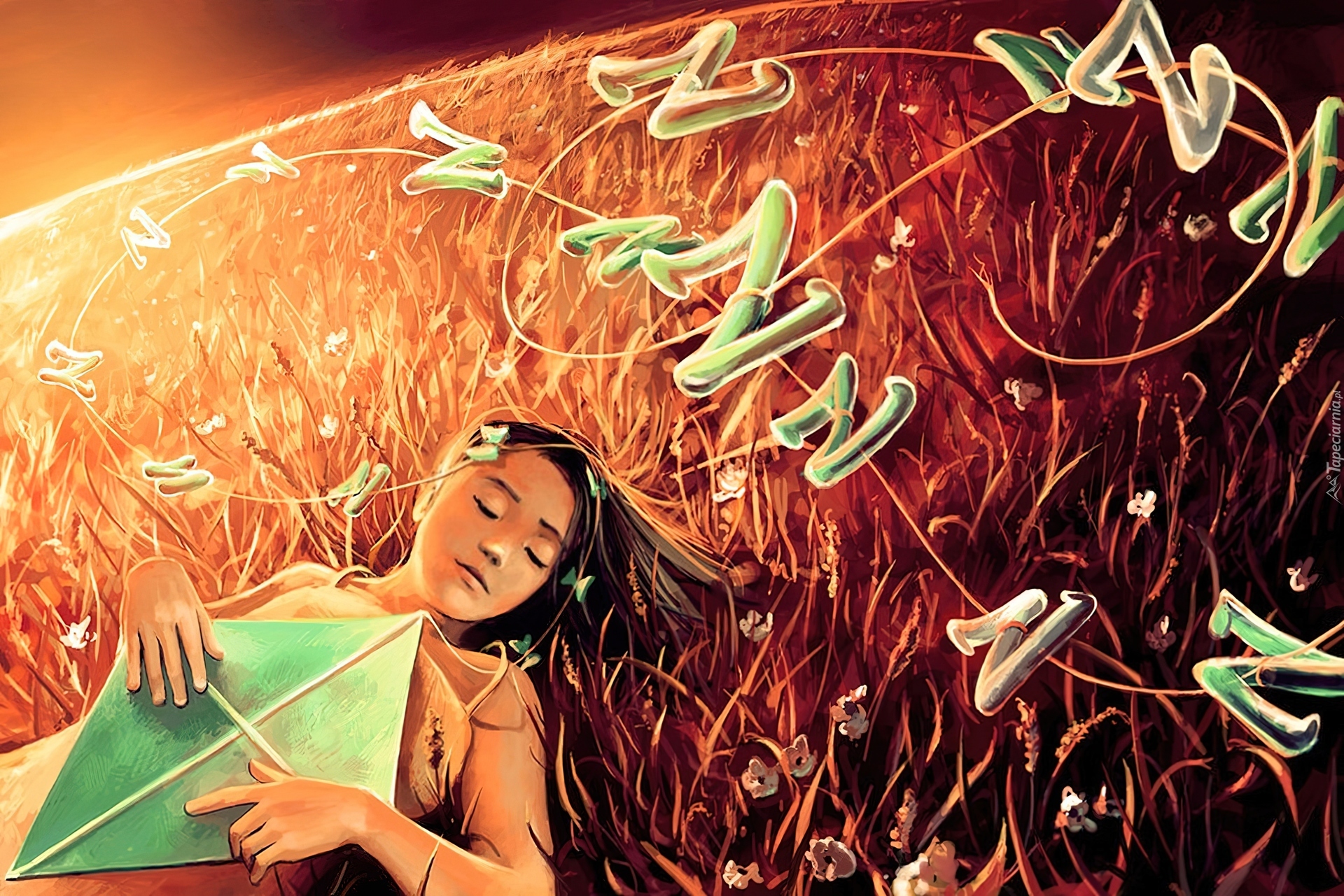 Cyril Rolando, Dziewczynka, Latawiec, Sen