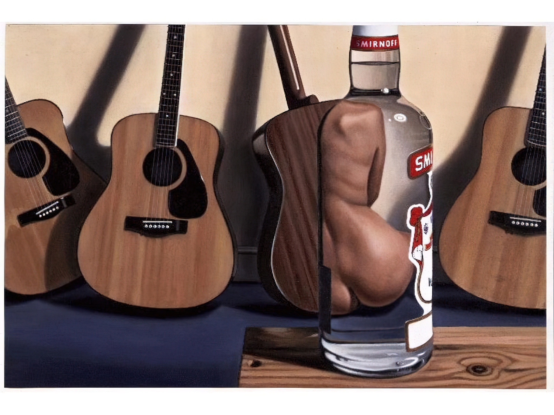 Vodka, Smirnoff, gitara