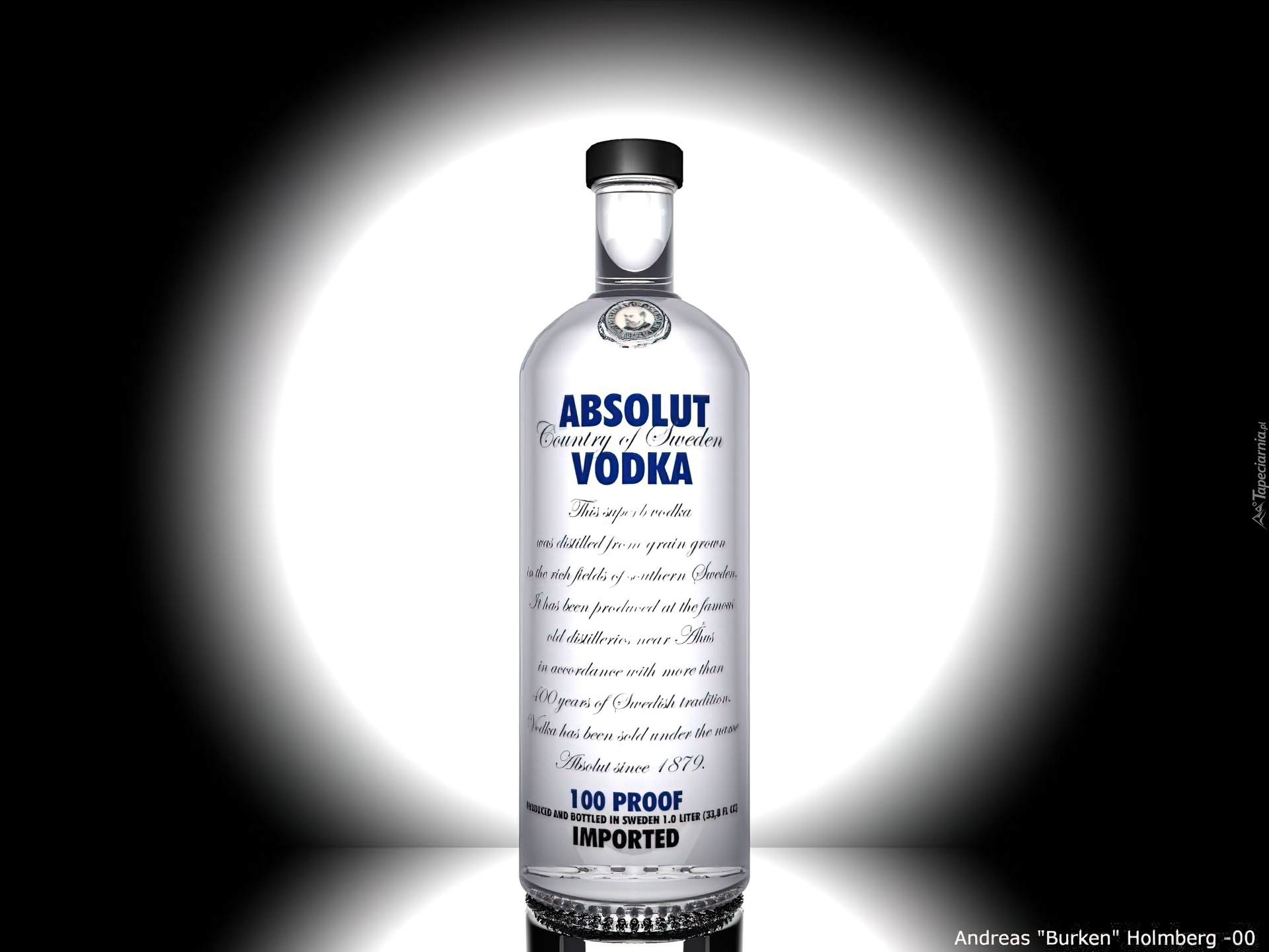 Vodka, Absolut, butelka