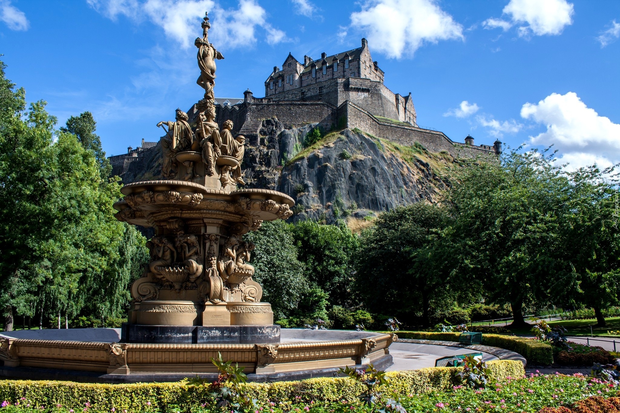 Zamek w Edynburgu, Edinburgh Castle, Edynburg, Szkocja