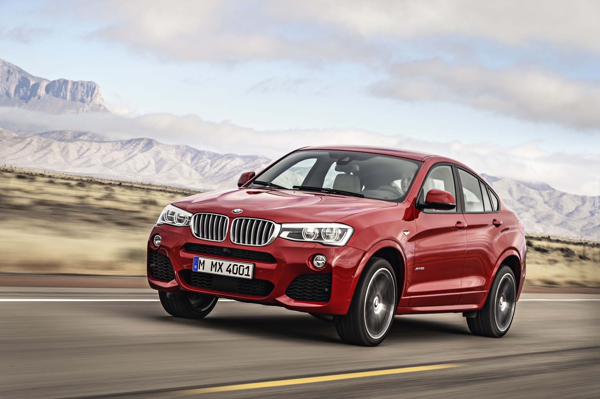 Bmw X4, Droga, Góry