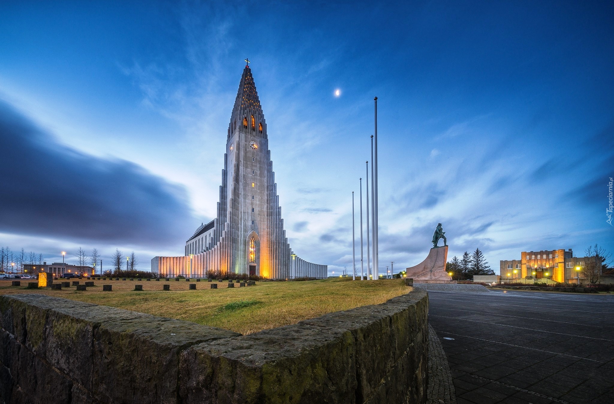 Kościół, Reykjawik, Islandia