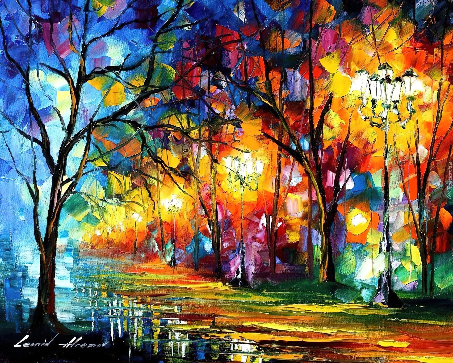 Leonid Afremov, Park, Aleja