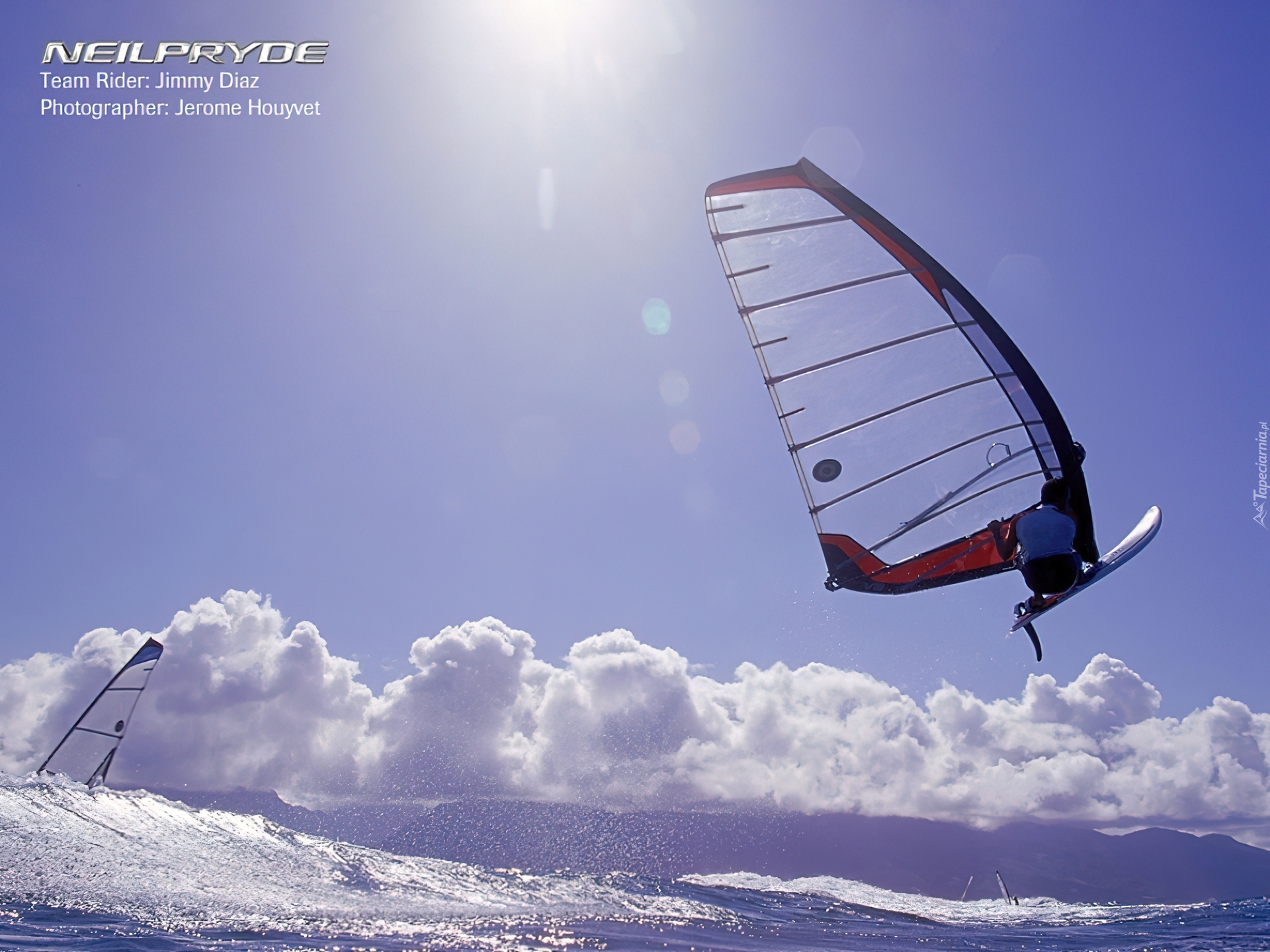 Windsurfing, Deska, Żagiel, Morze