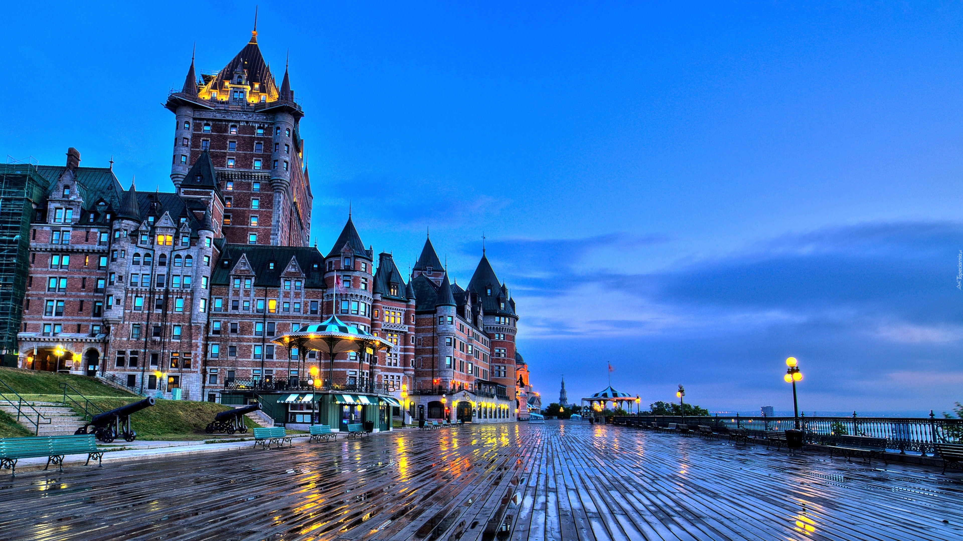 Hotel, Chateau, Frontenac, Deptak