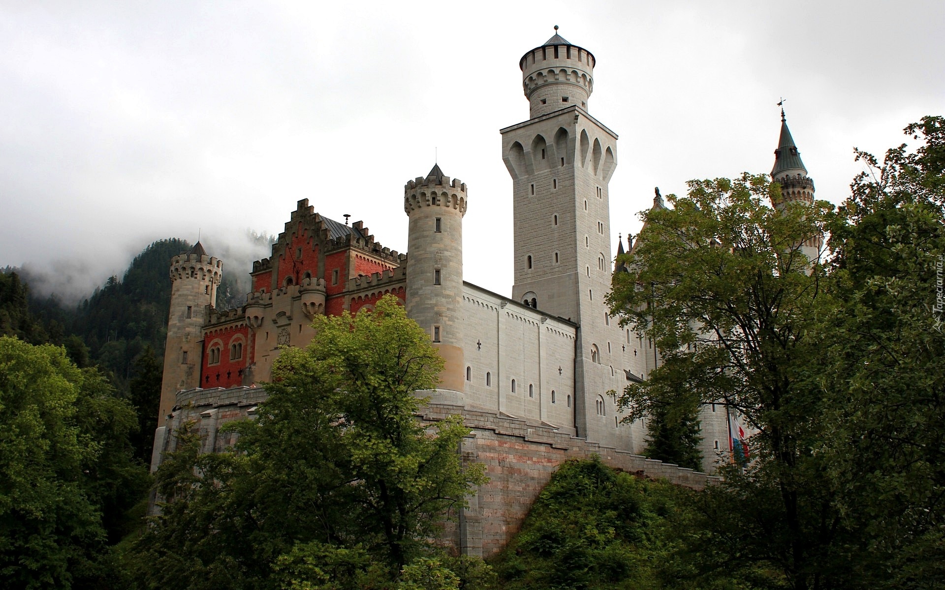 Zamek Neuschwanstein, Bawaria, Niemcy