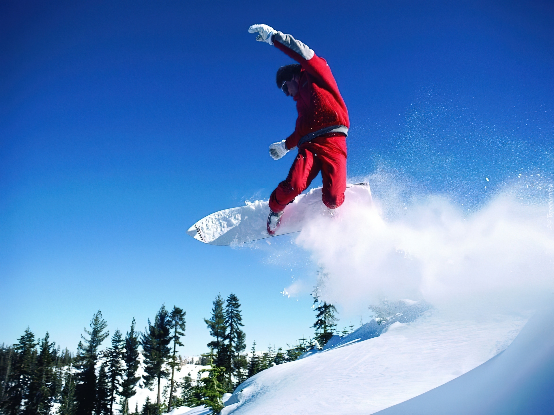 Snowbording,deska ,śnieg, zima