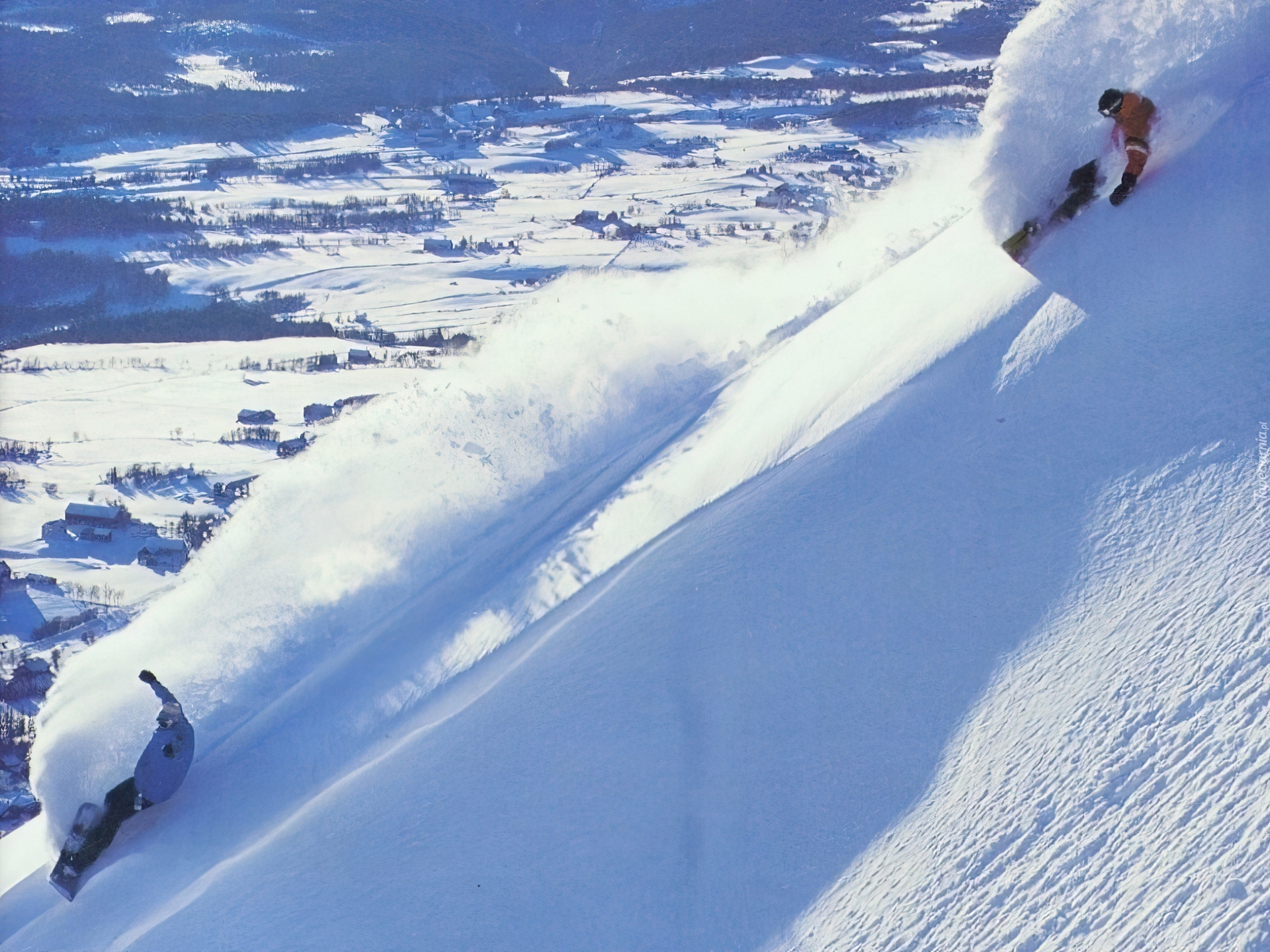 Snowbording, deska ,śnieg