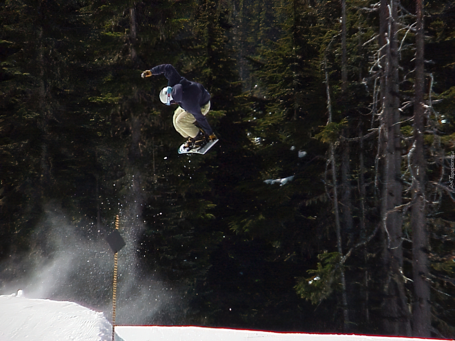 Snowbording,deska ,śnieg,snowboardzista