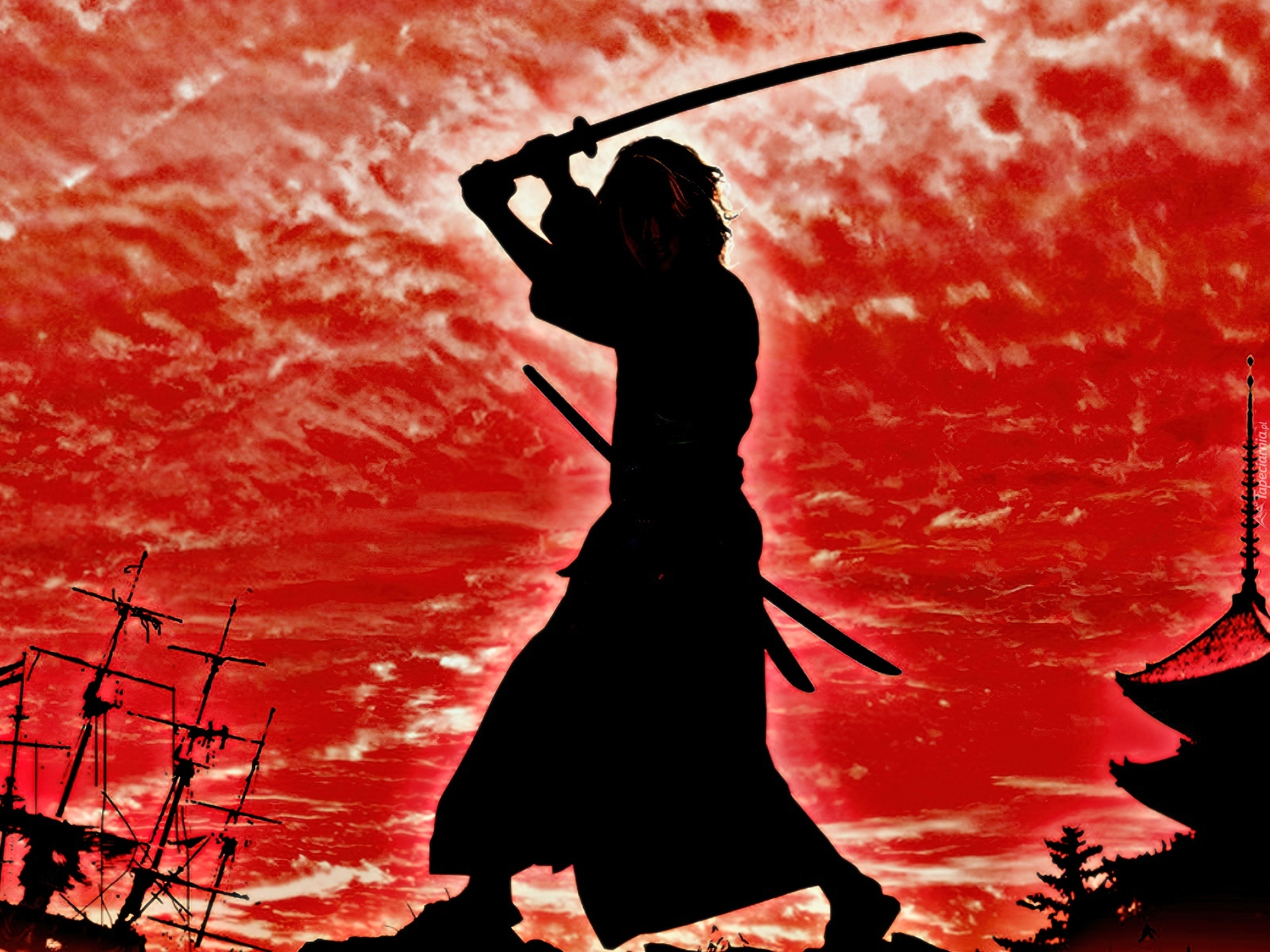 Samuraj, Miecz, Katana, Japonia