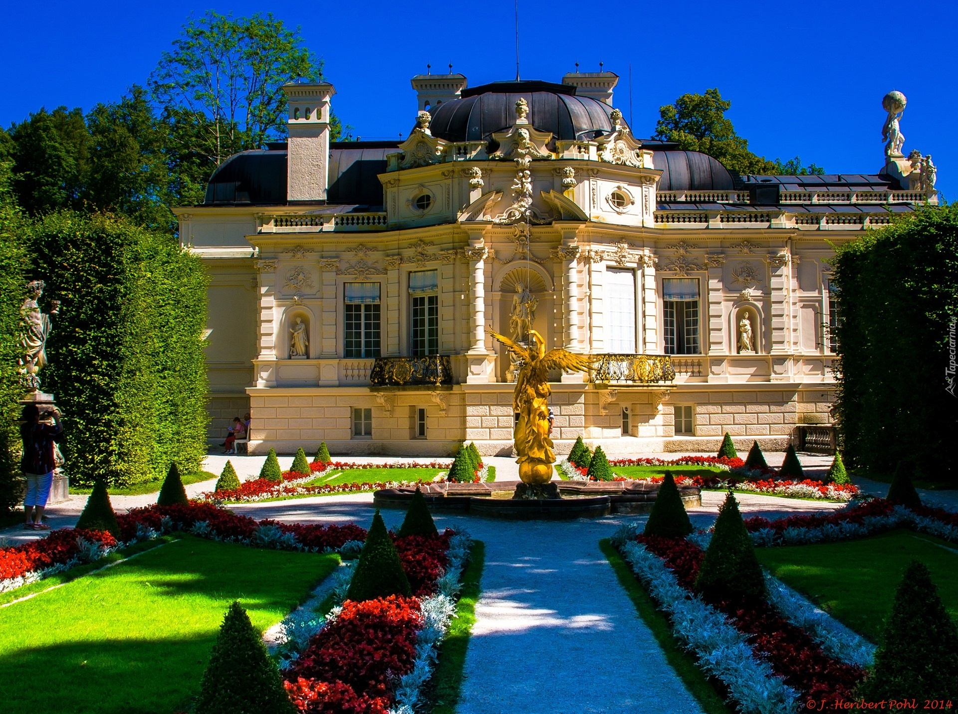 Pałac Linderhof, Region Oberammergau, Bawaria, Niemcy