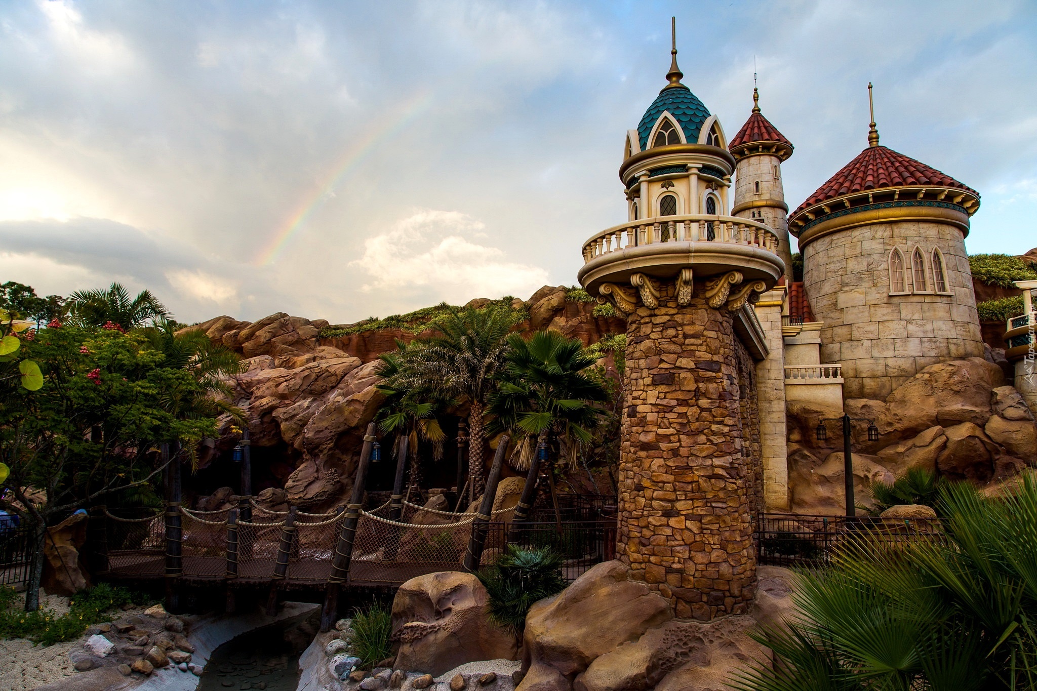 Disneyland, Baszty, Park Rozrywki, Kalifornia, USA