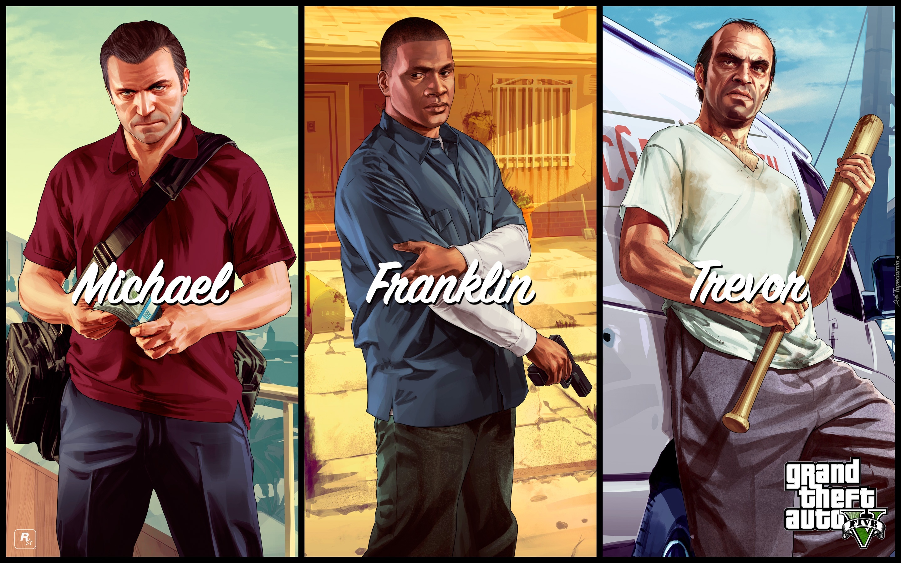 Gta 5, Michael, Franklin, Trevor