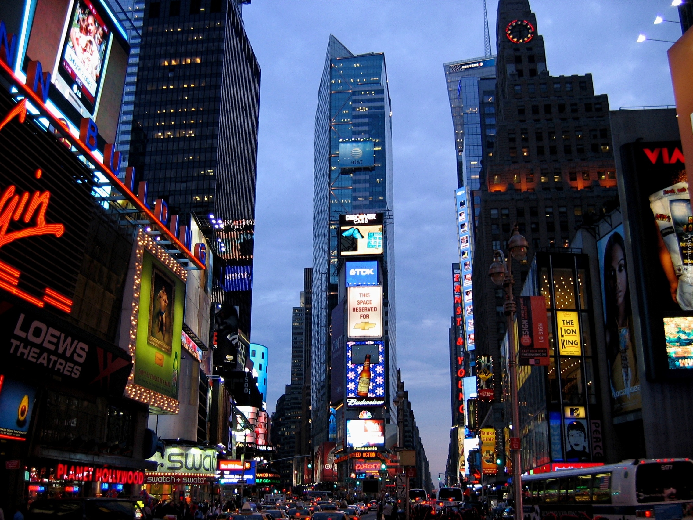 Drapacze chmur, Time Square, Manhattan