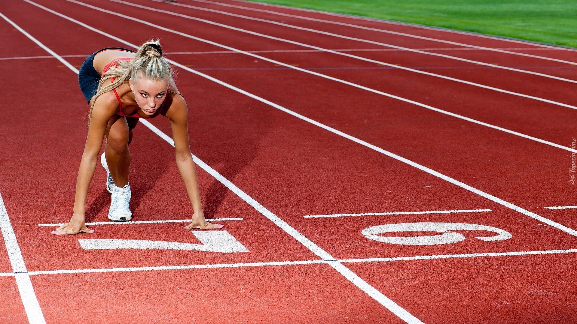 Sportsmenka, Lekkoatletyka, Bieg, Start