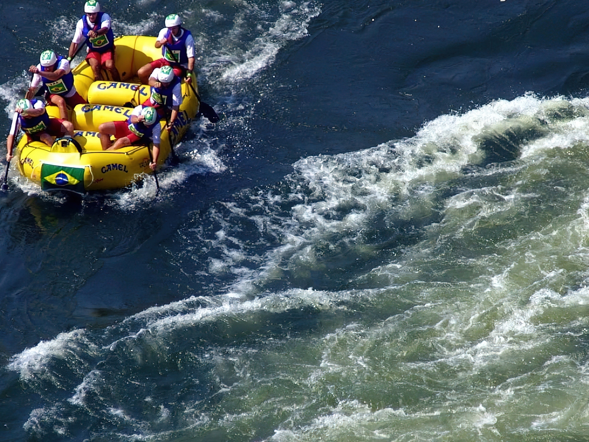 Rafting,spływ, rzeka, wiosła