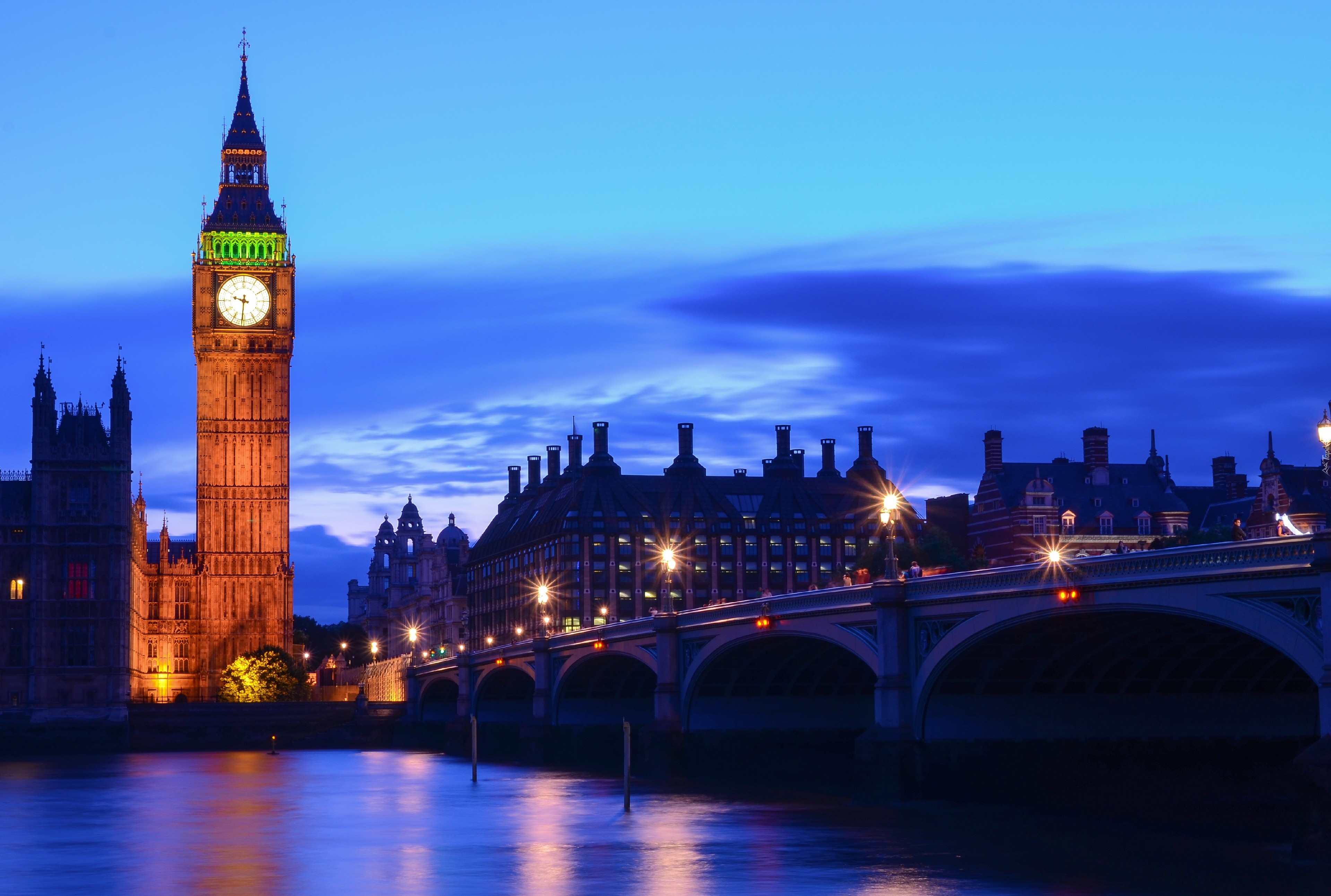 London, Westminster Palace, Westminster Bridge, Big Ben