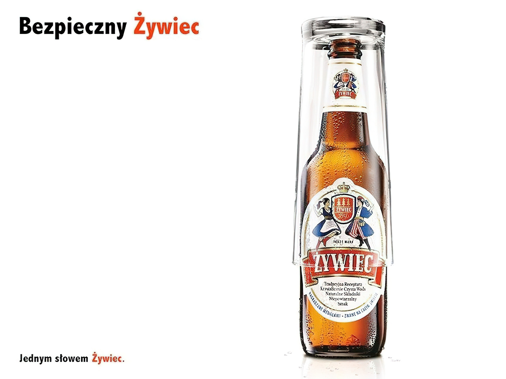 Piwo, Piwo Żywiec, szklanka