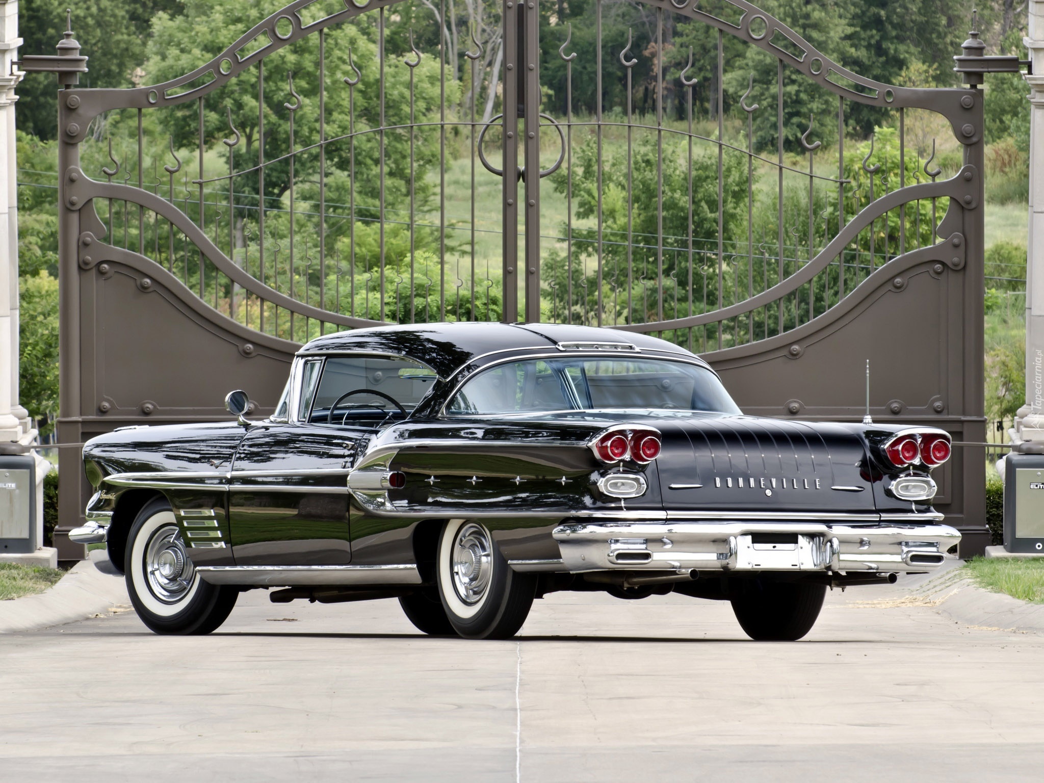 Zabytkowy, Pontiac, Bonneville, 1958