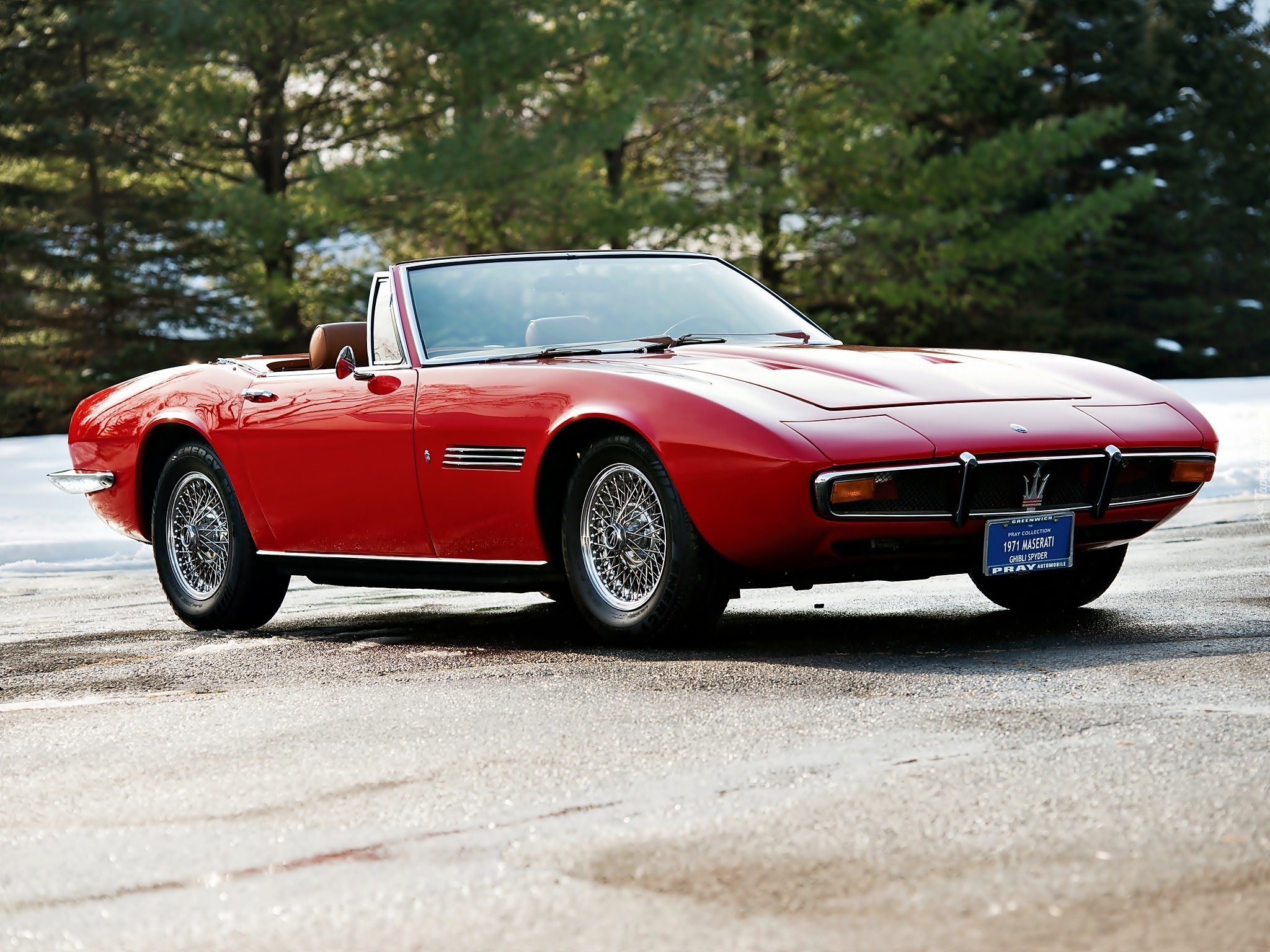 Maserati Ghibli I, 1966 – 1973, Czerwony