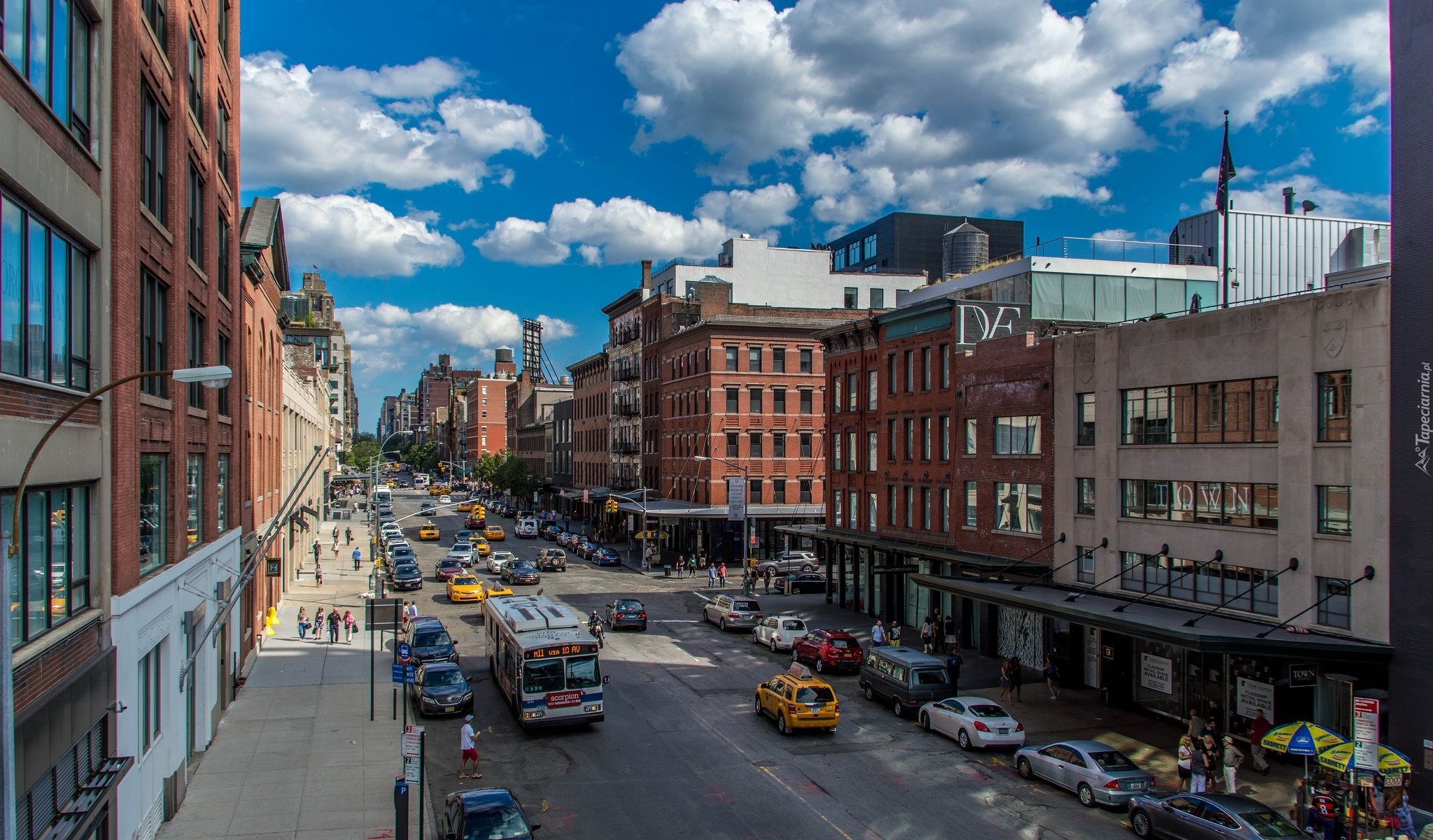 Stany Zjednoczone, Nowy Jork, Brooklyn, Ulica, Budynki