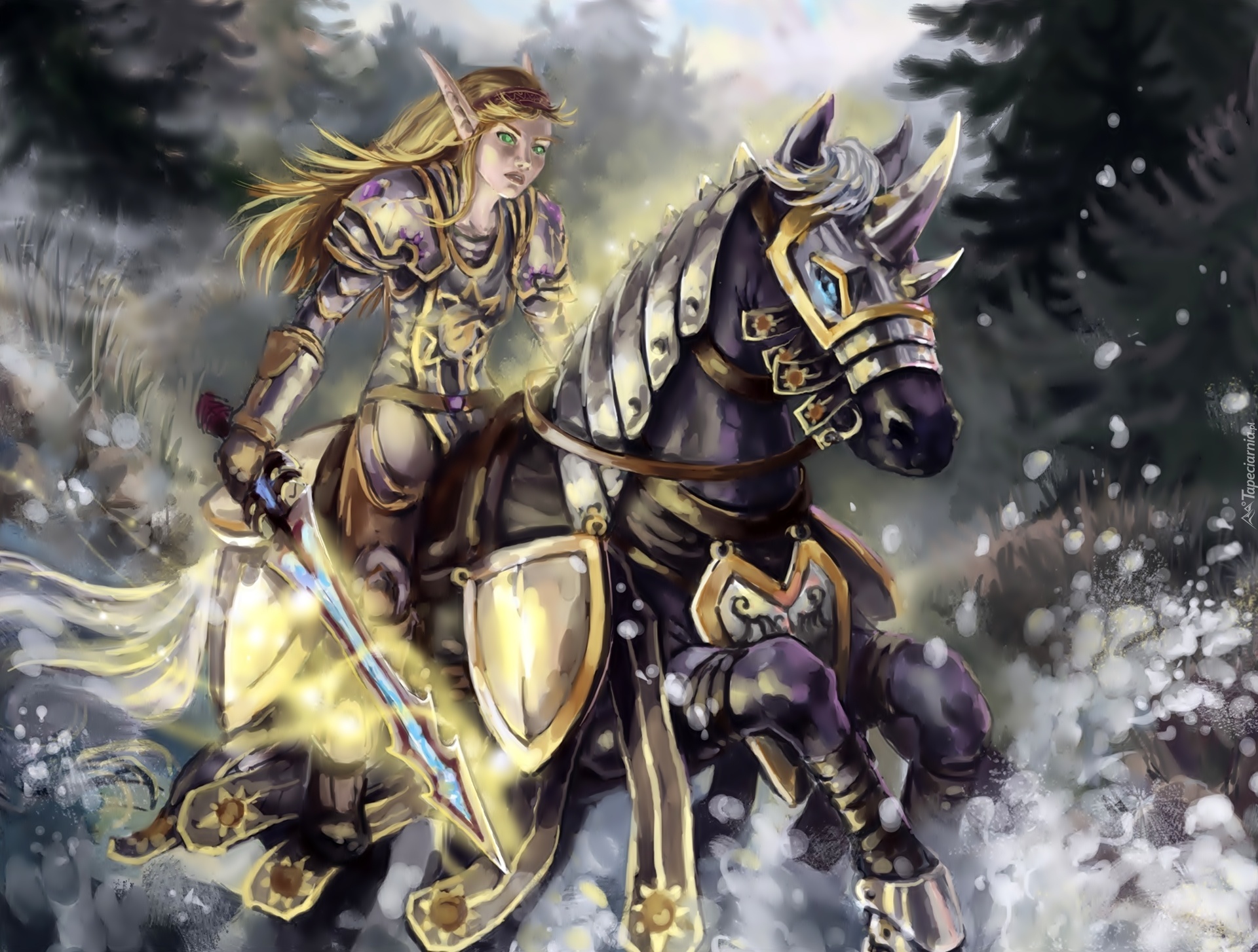 Koń, Kobieta, Fantasy