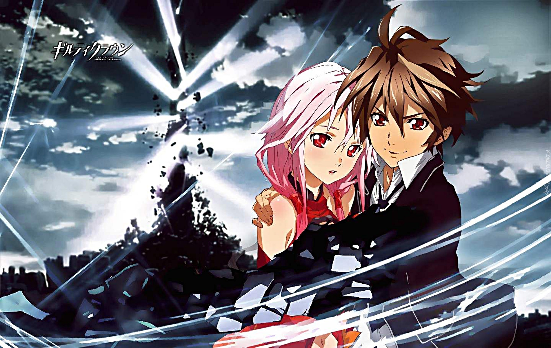 Guilty Crown, Shu, Inori, anime