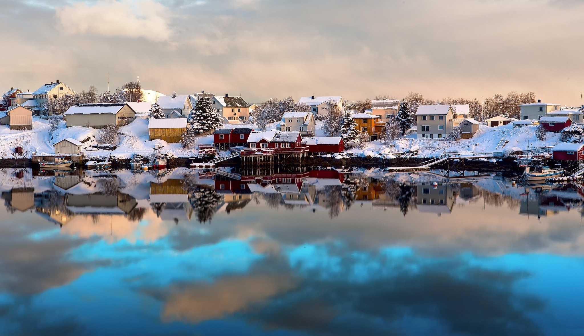Zima, Lofoten, Norwegia