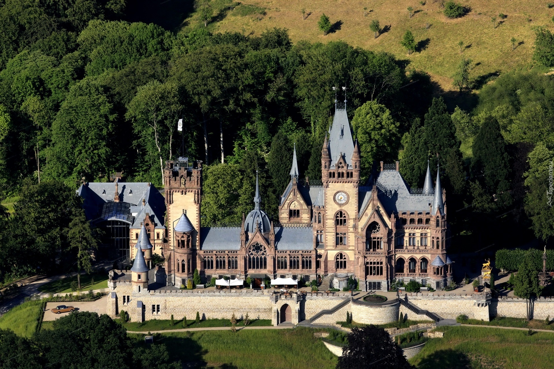 Zamek, Drachenburg, Niemcy