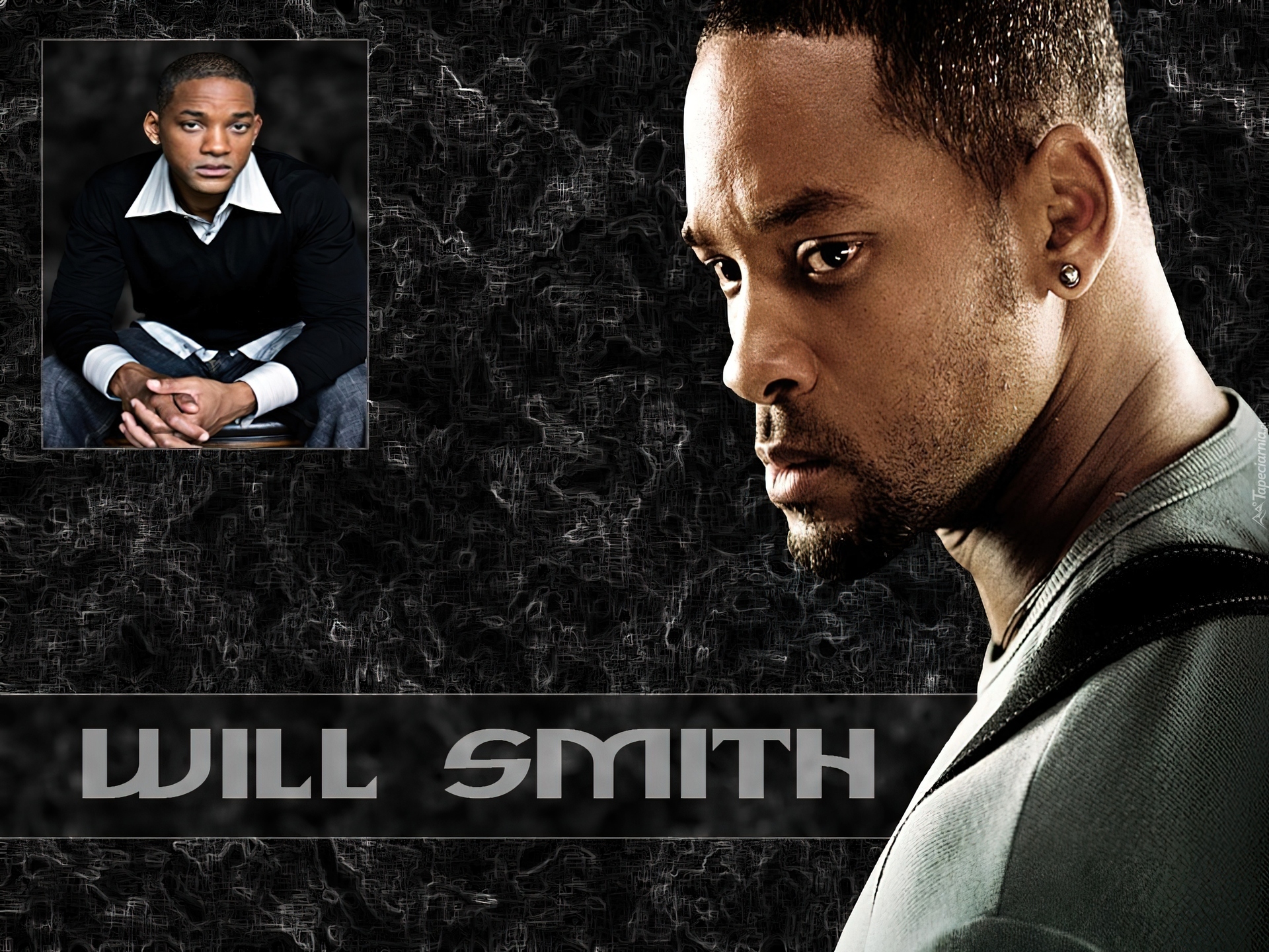 Will Smith, czarny sweterek