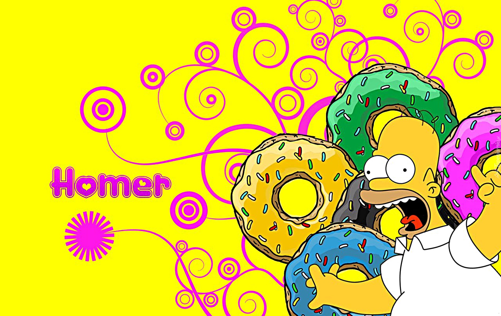 Homer, The Simpsons, Simpsonowie, ciasteczka