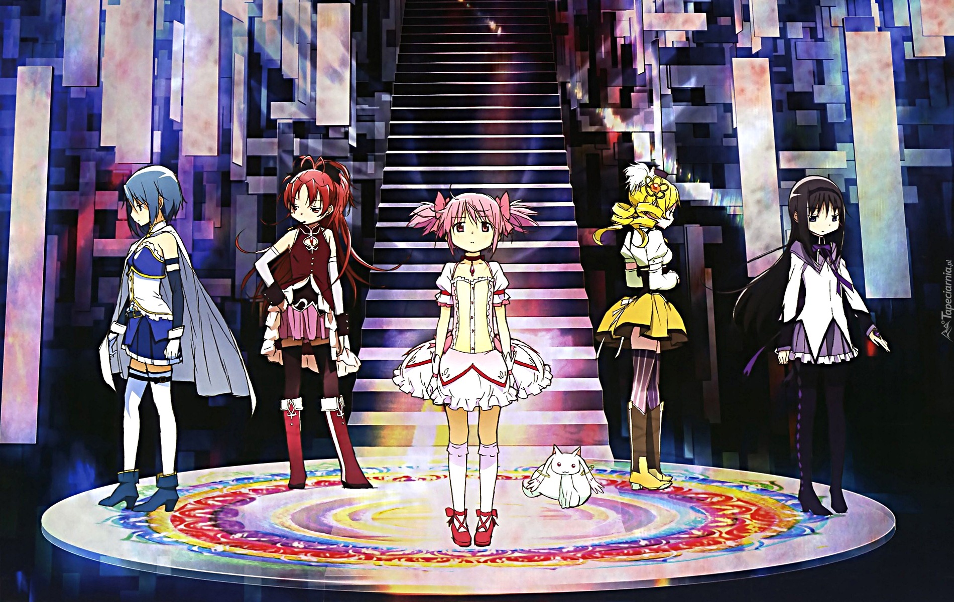 Mahou Shoujo Madoka Magica, anime, postacie