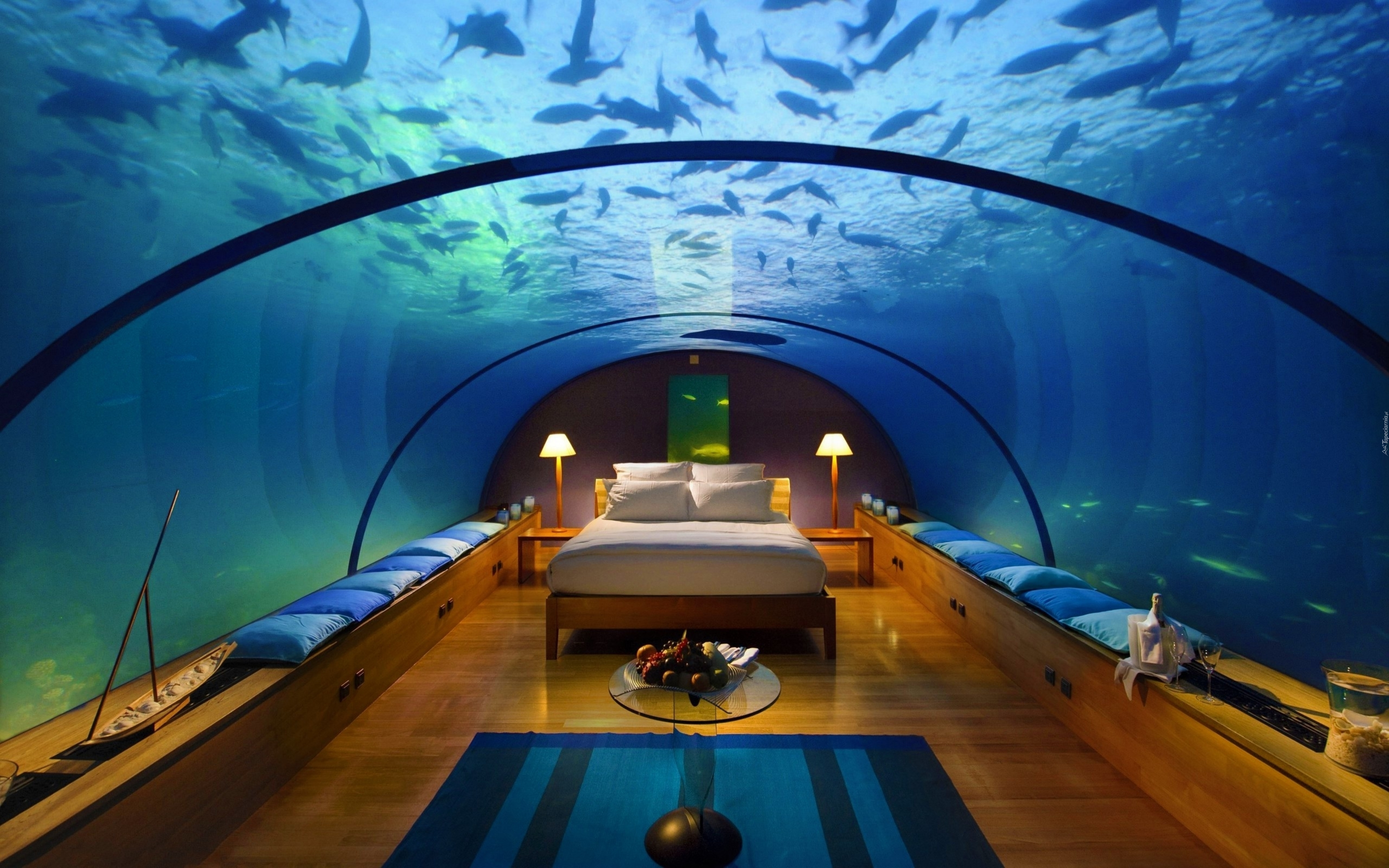 Podwodny, Hotel, Dubaj, Oceanarium