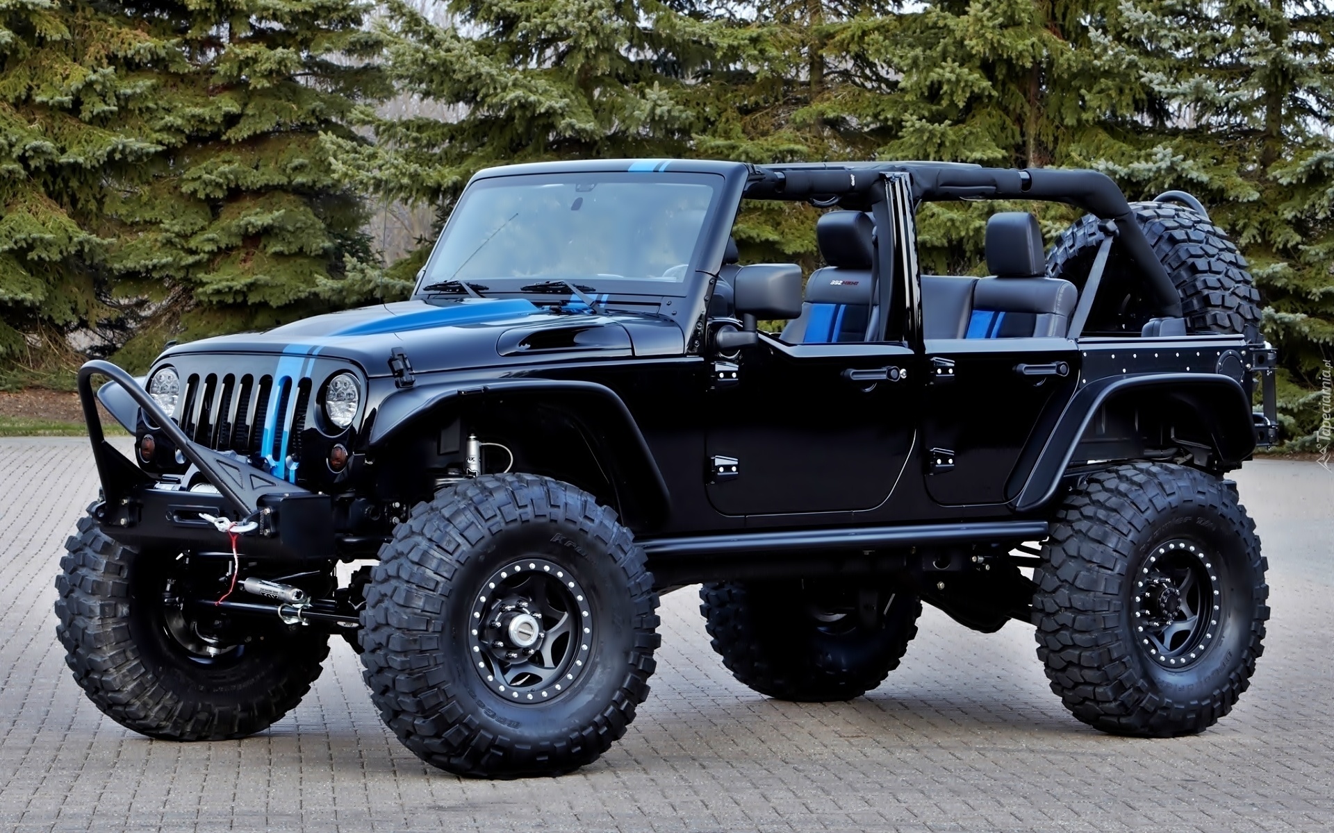 Jeep, Wrangler, Czarny