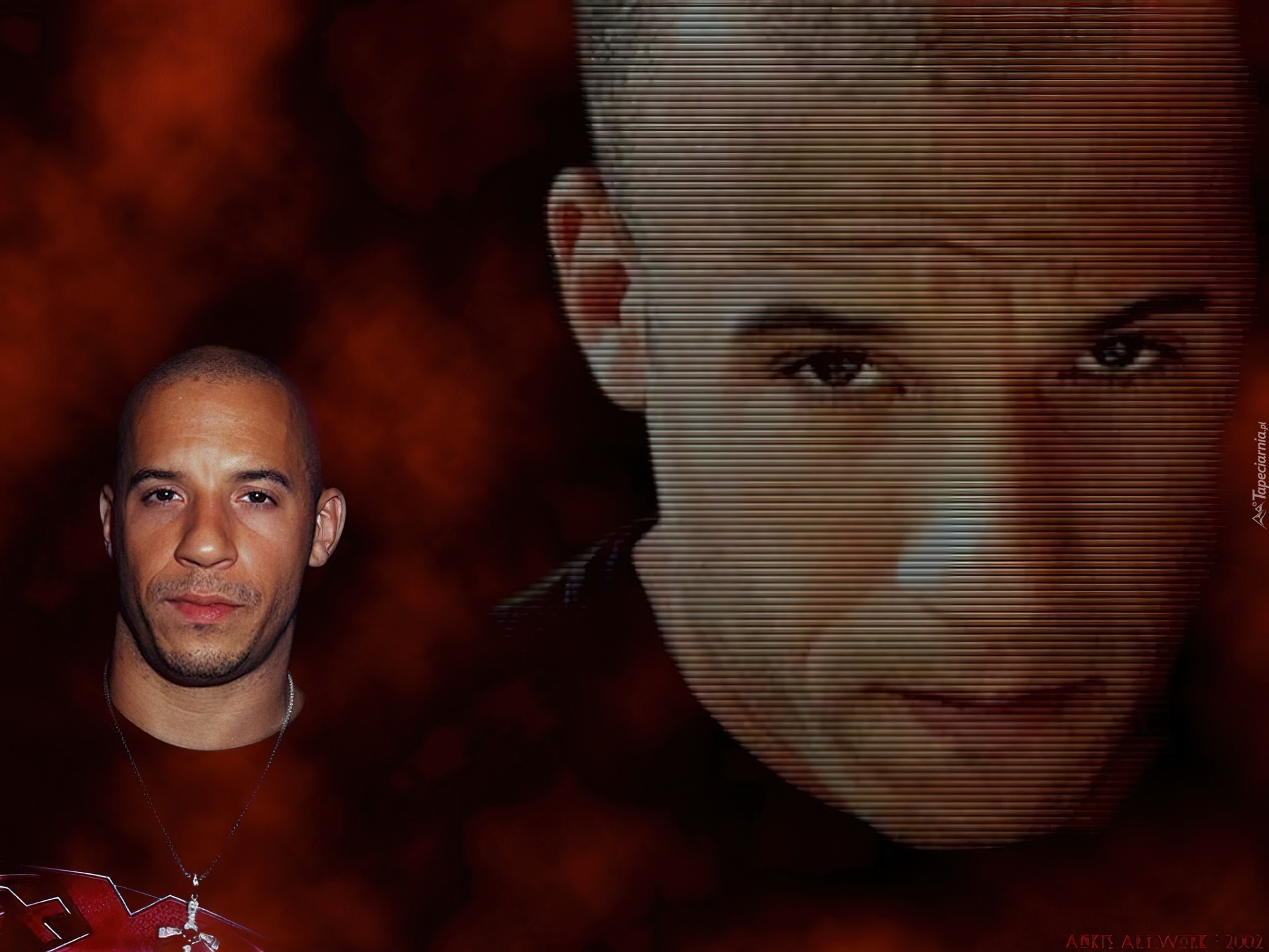 Vin Diesel, twarz