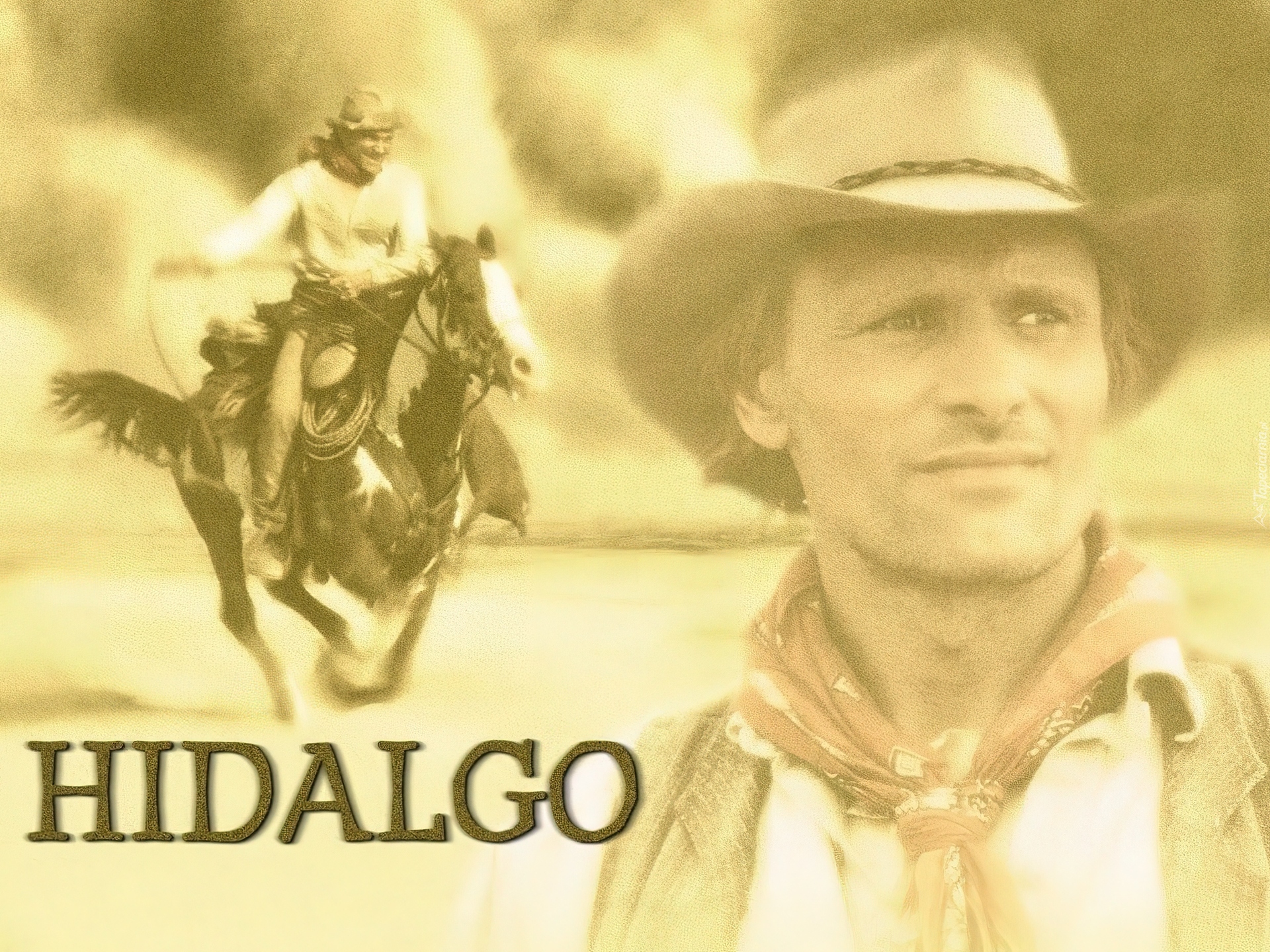 Viggo Mortensen,koń, kapelusz