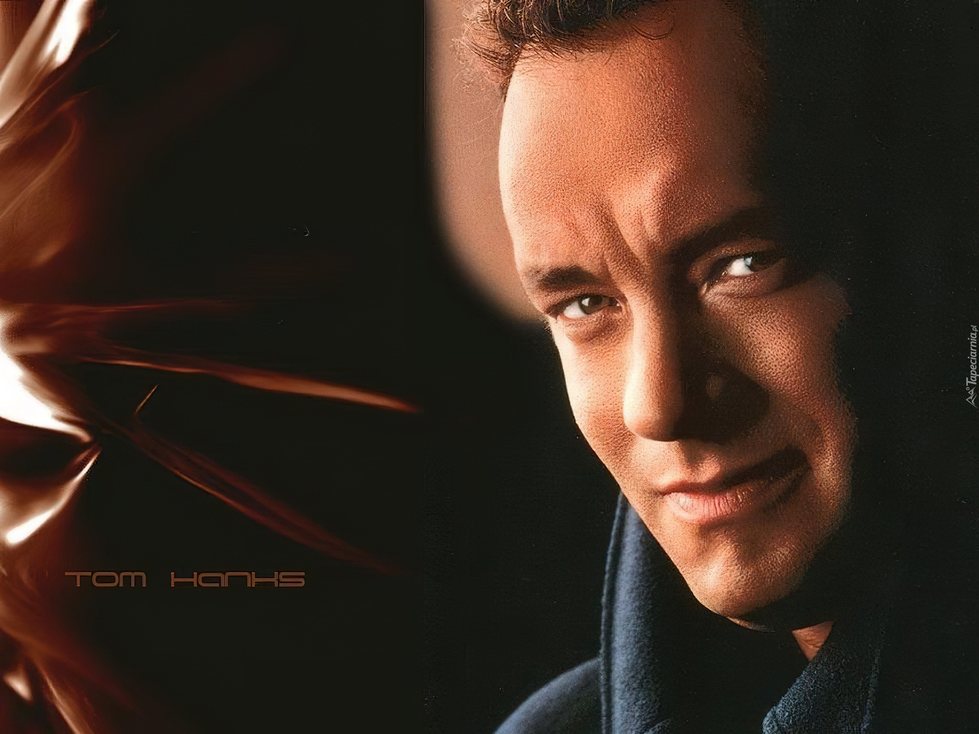 Tom Hanks,twarz, brązowe oczy