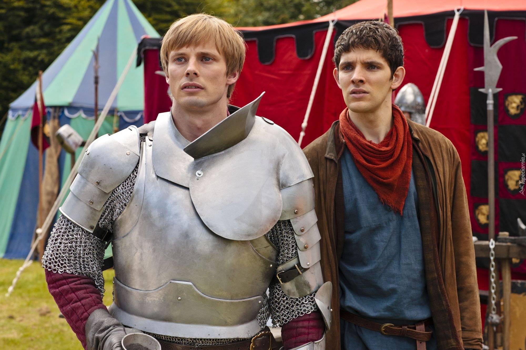 Serial, Przygody Merlina, The Adventures of Merlin, Merlin - Colin Morgan, Artur - Bradley James