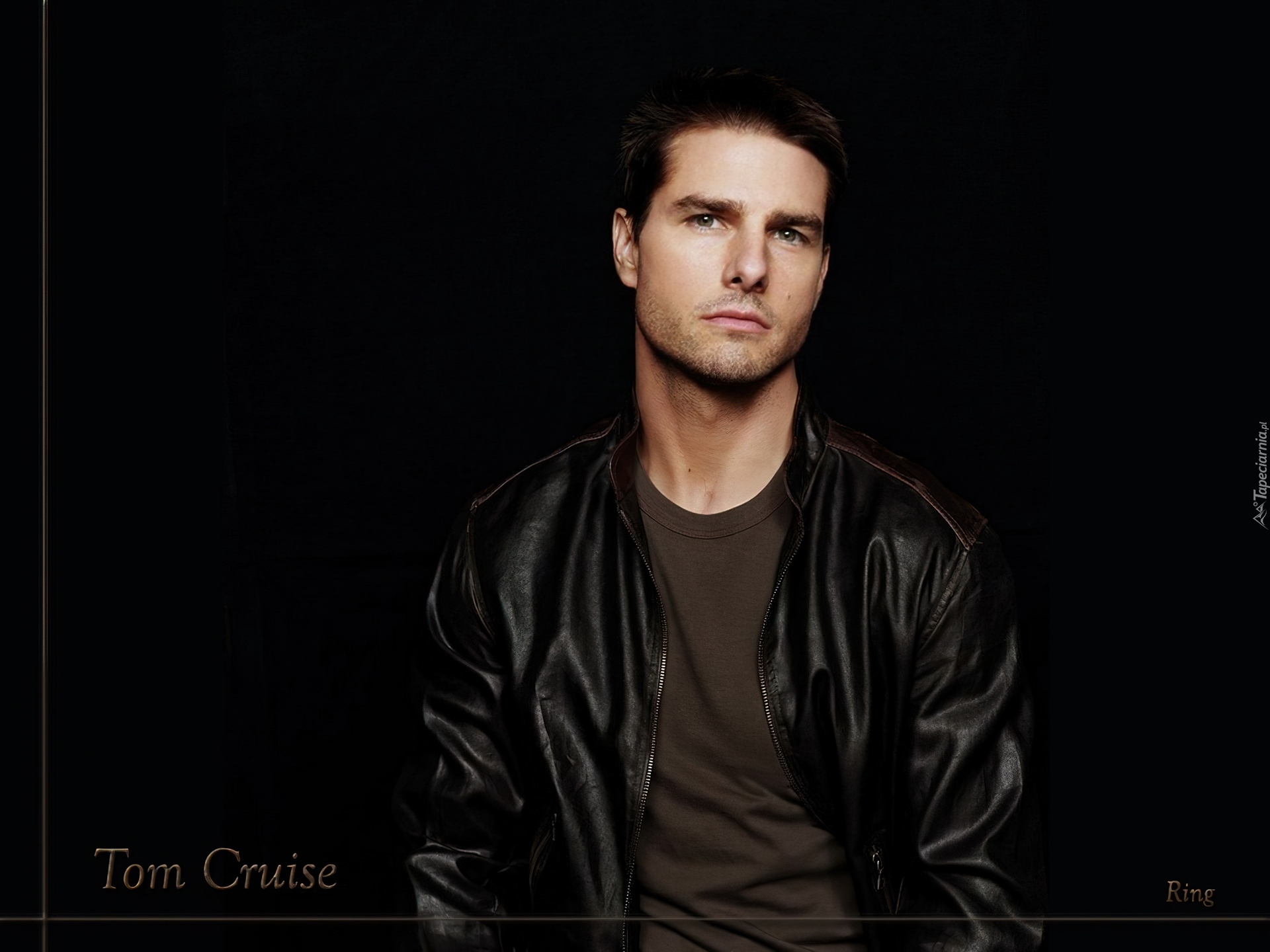 Tom Cruise,czarna kurtka