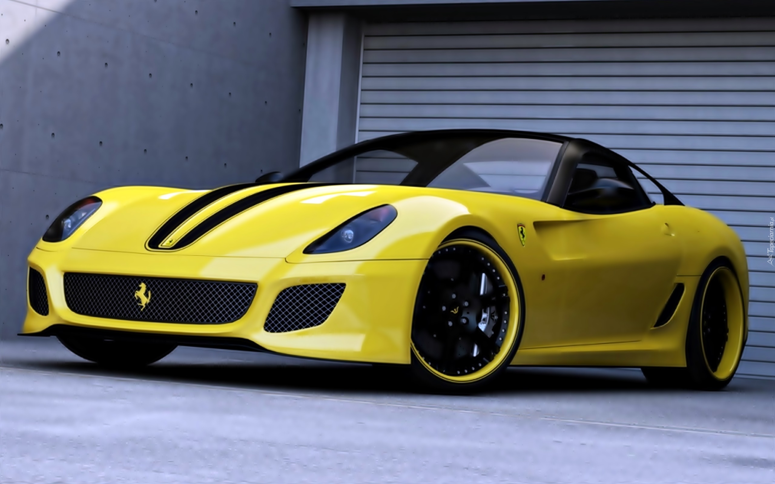 Ferrari, 599 GTO, Żółty