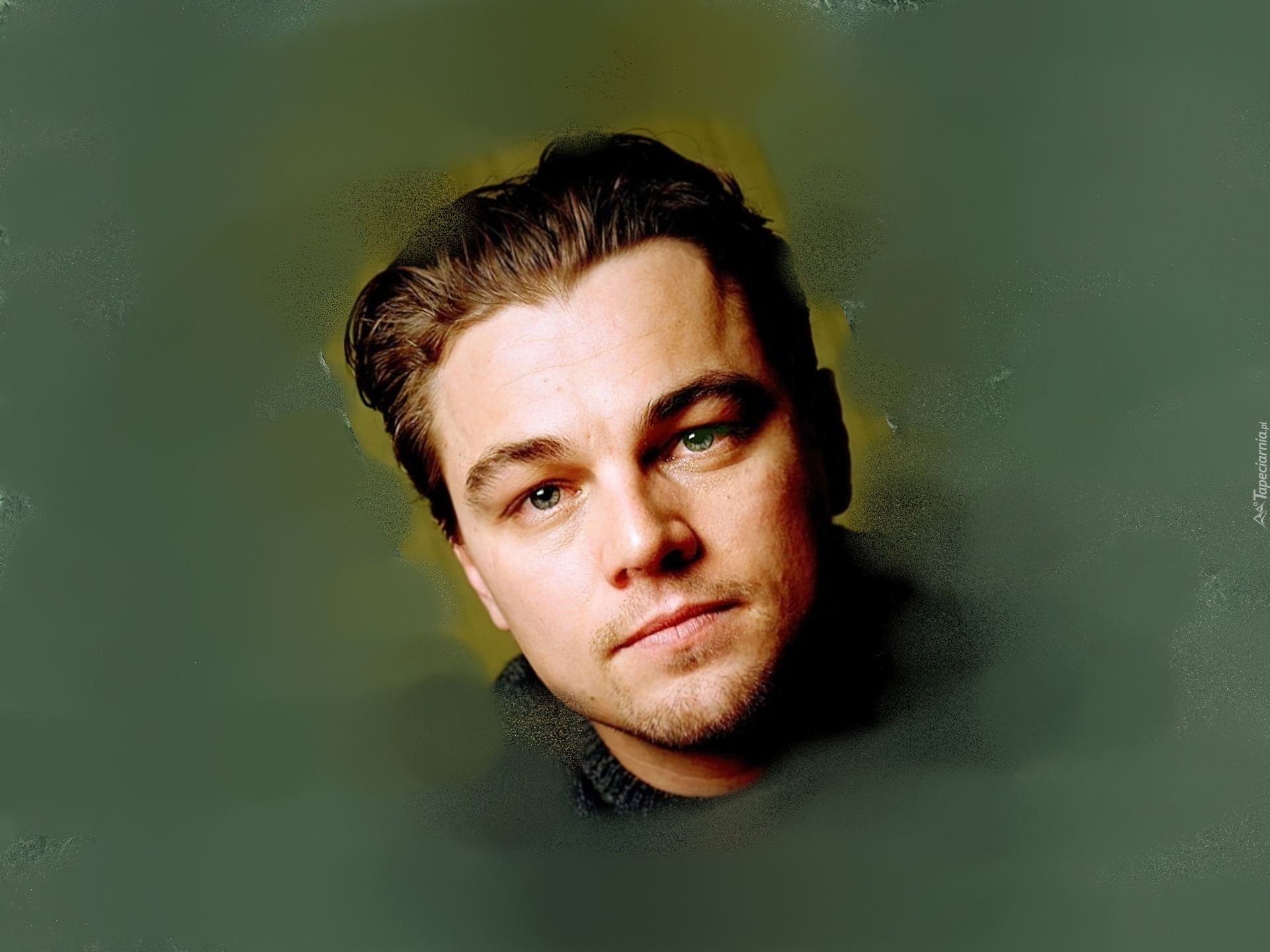 Leonardo DiCaprio,niebieskie oczy