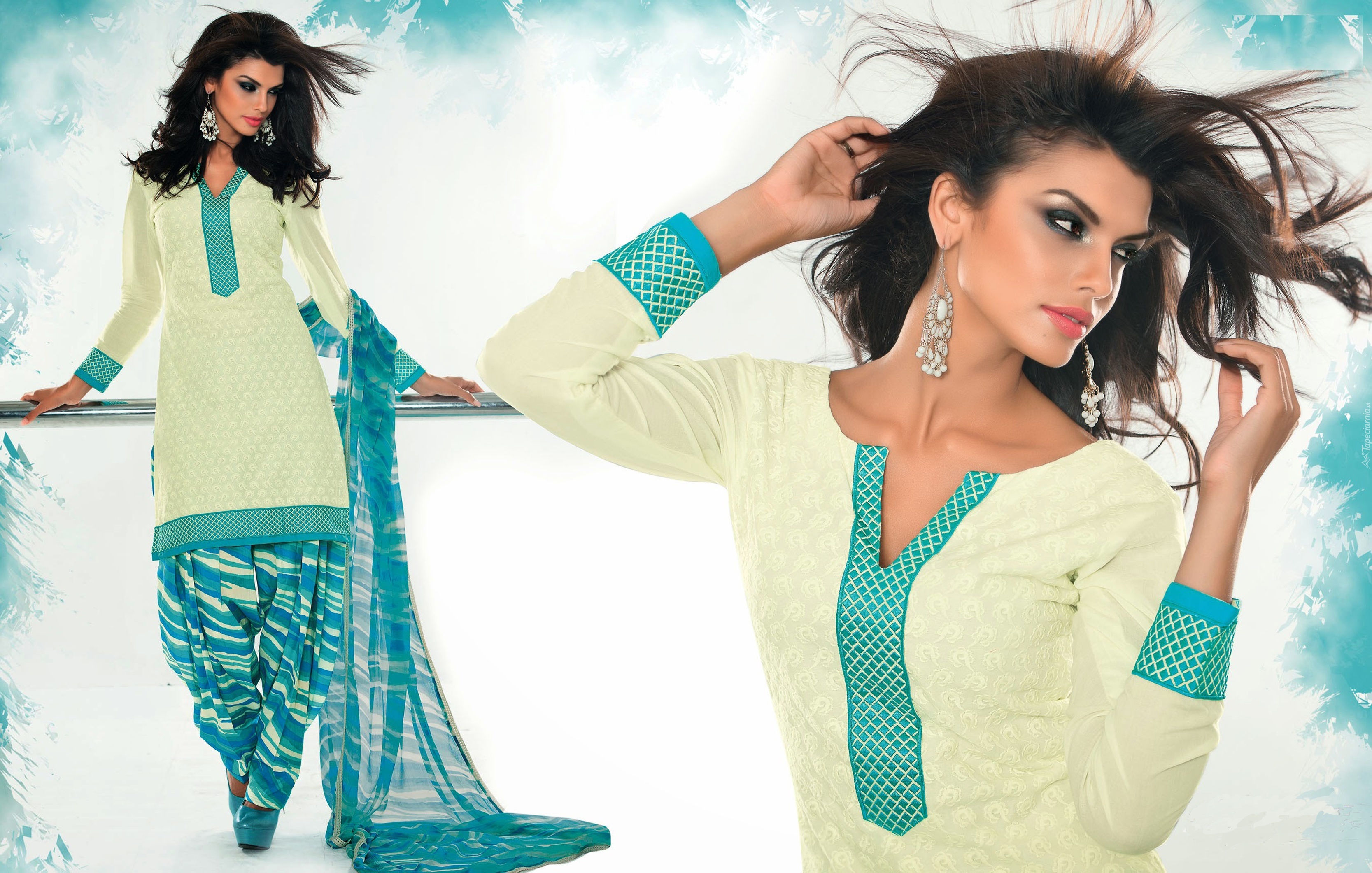 Kobieta, Salwar, Kameez