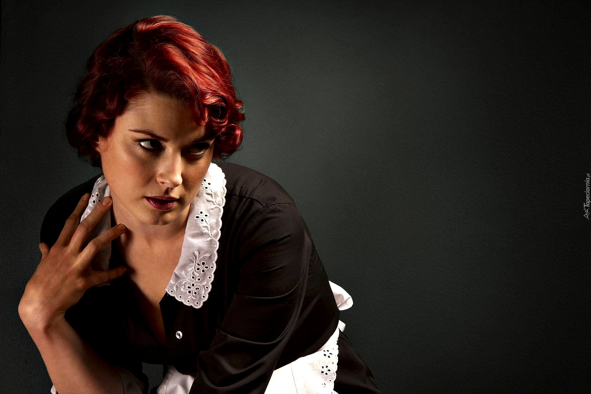 Alexandra Breckenridge, Aktorka, American Horror Story, Serial, Gosposia, Kobieta, Fartuszek