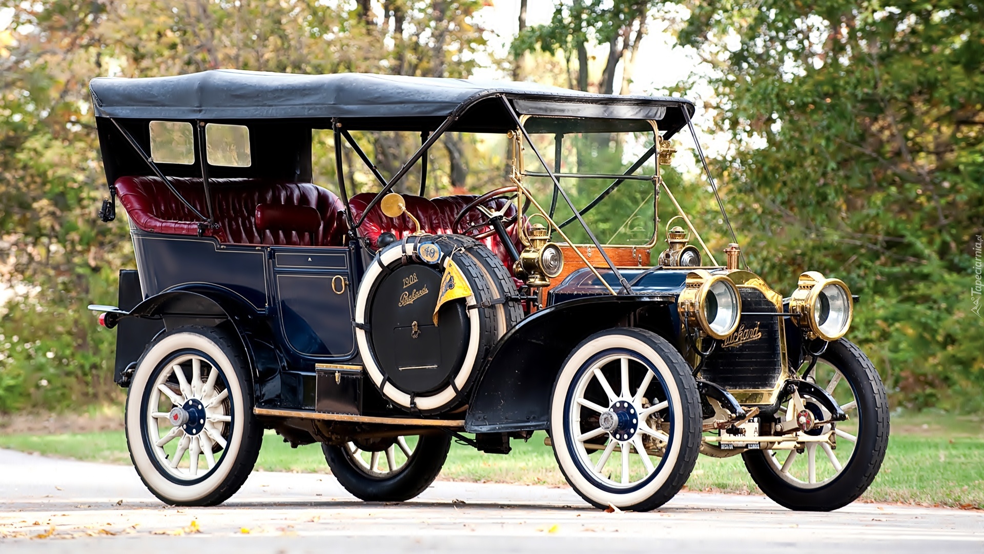 Samochód, zabytkowy,  Packard, 1908