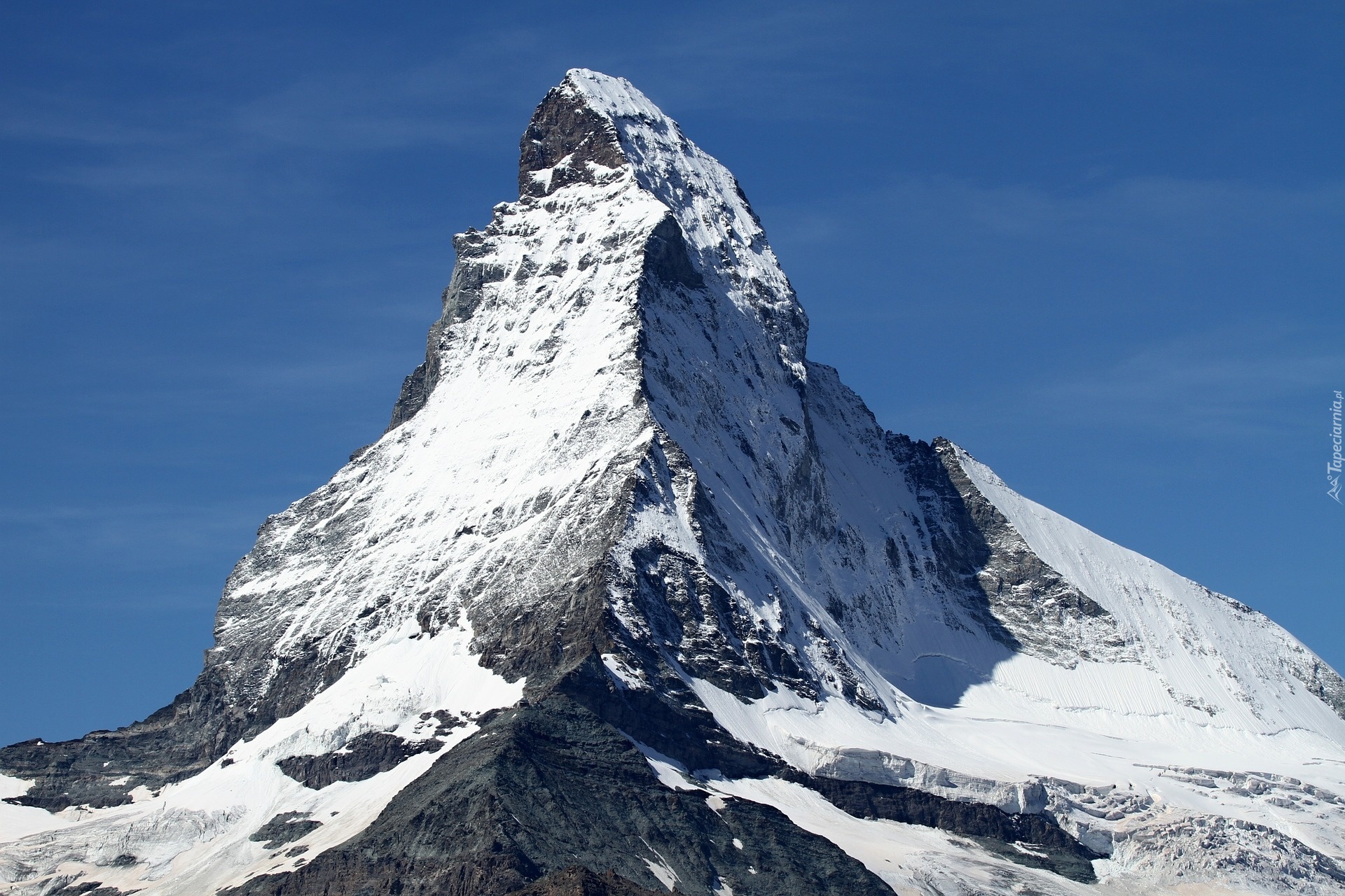 Szwajcaria, Matterhorn, Alpy, Szczyt