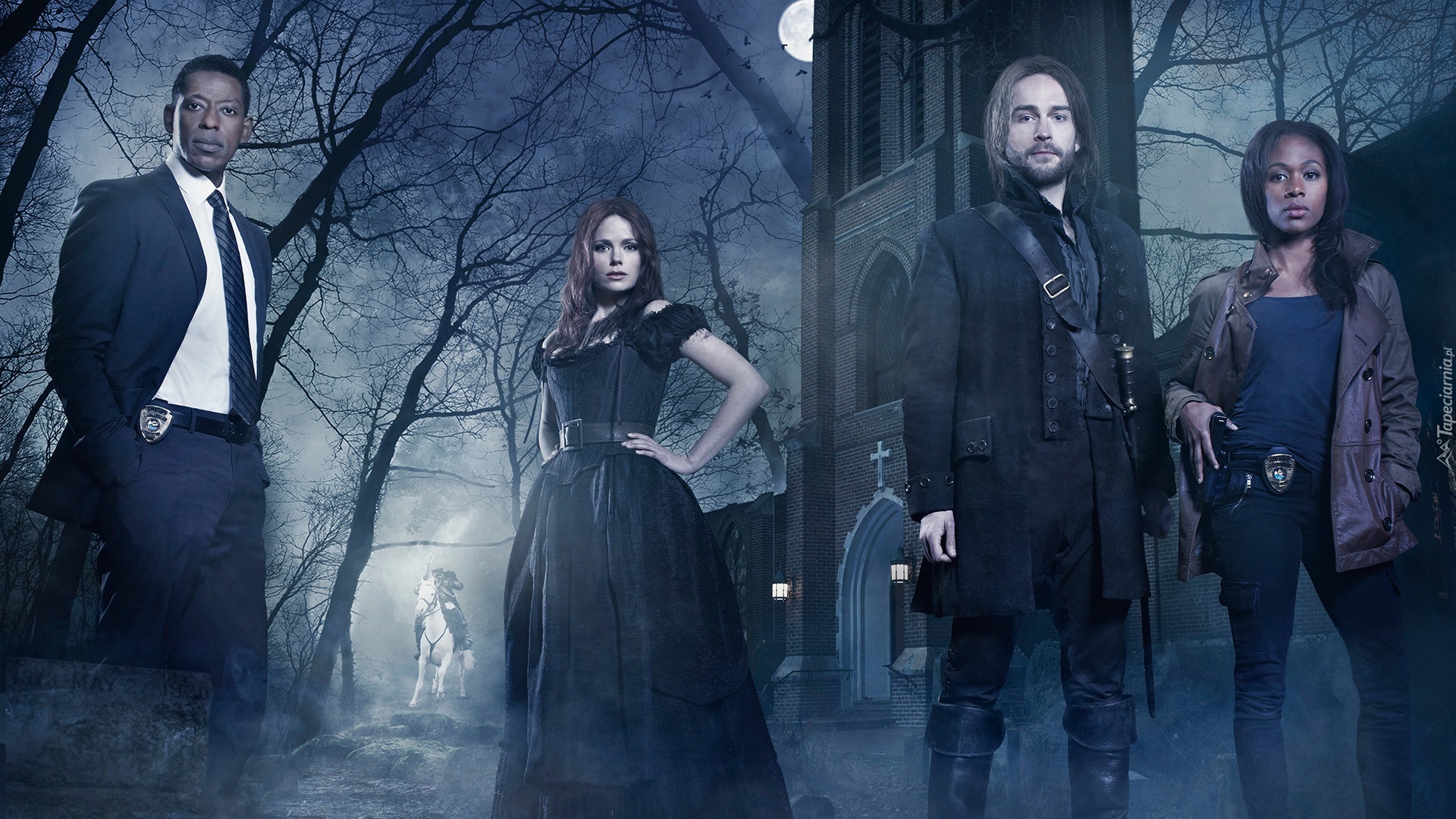 Jeździec bez głowy, Sleepy Hollow, Obsada, Orlando Jones, Katia Winter, Tom Mison, Nicole Beharie