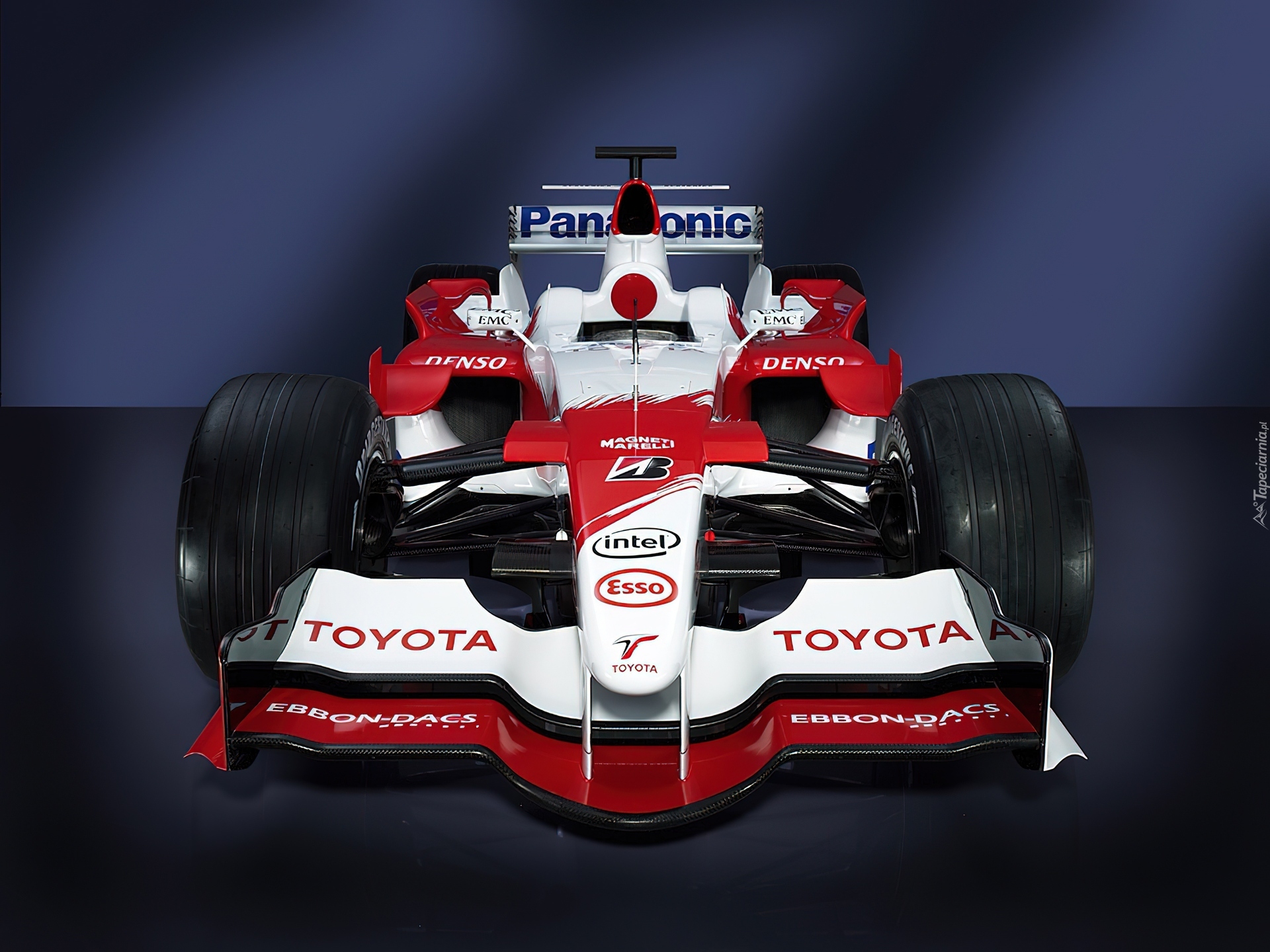 Formuła 1,bolid,opony,Toyota, koła, spojler