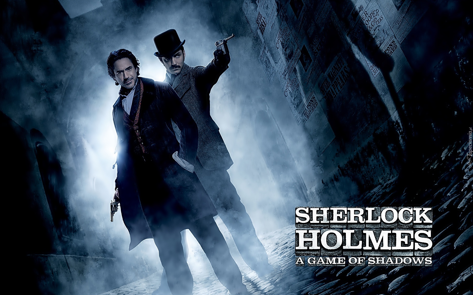 Film, Sherlock Holmes Gra cieni, Robert Downey Jr, Jude Law